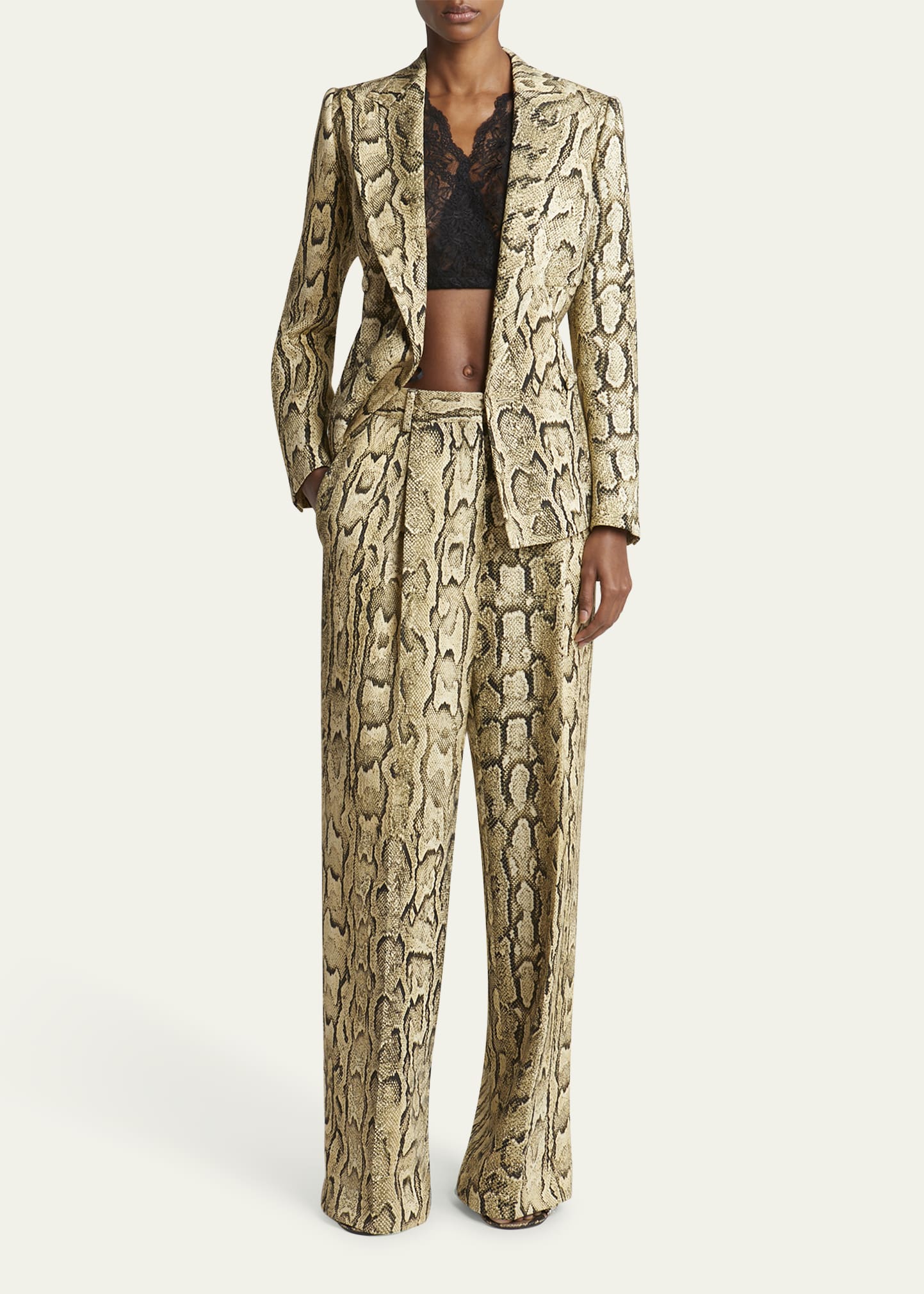 パンツ Dries Van Noten Pantalone Portias In Cotone Cotton Portias Pants — Beige – La Garçonne