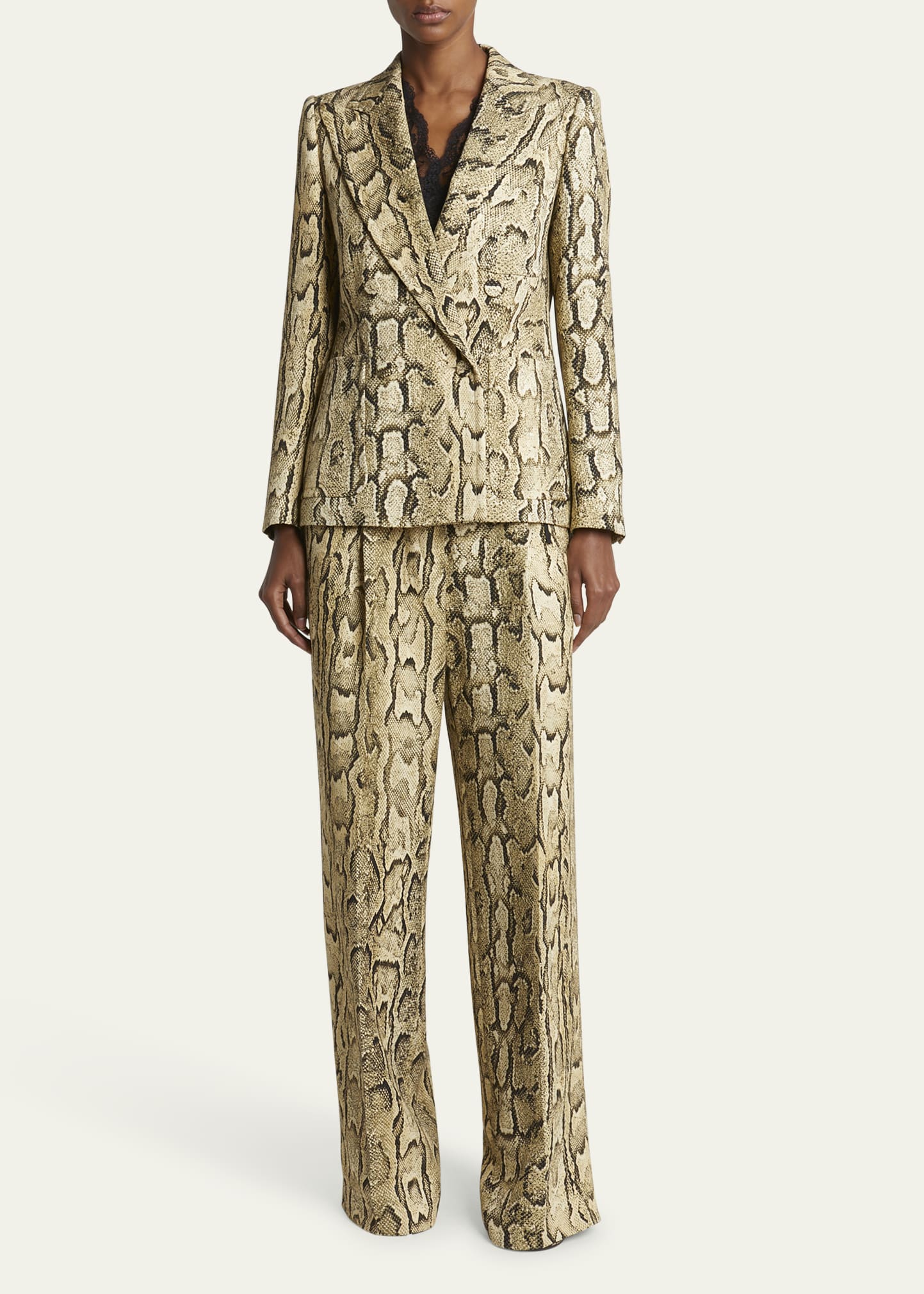 DRIES VAN NOTEN ヒョウ柄 サスペンダー DRIES VAN NOTEN ヒョウ柄 サスペンダー