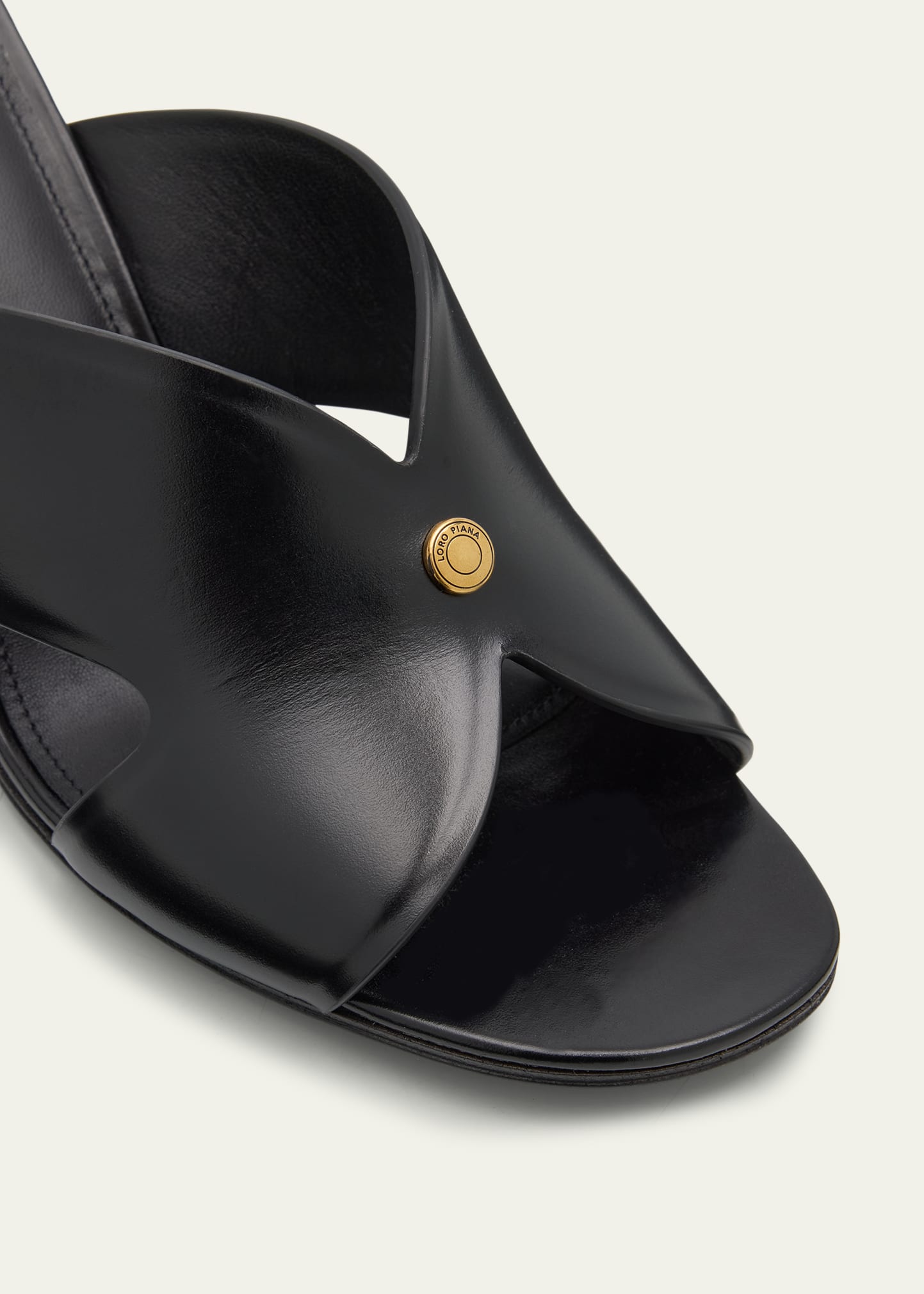 サンダル・ミュール LORO PIANA VERA SLIDE SANDALS Loro Piana Vera Leather Slide Sandals - Bergdorf Goodman
