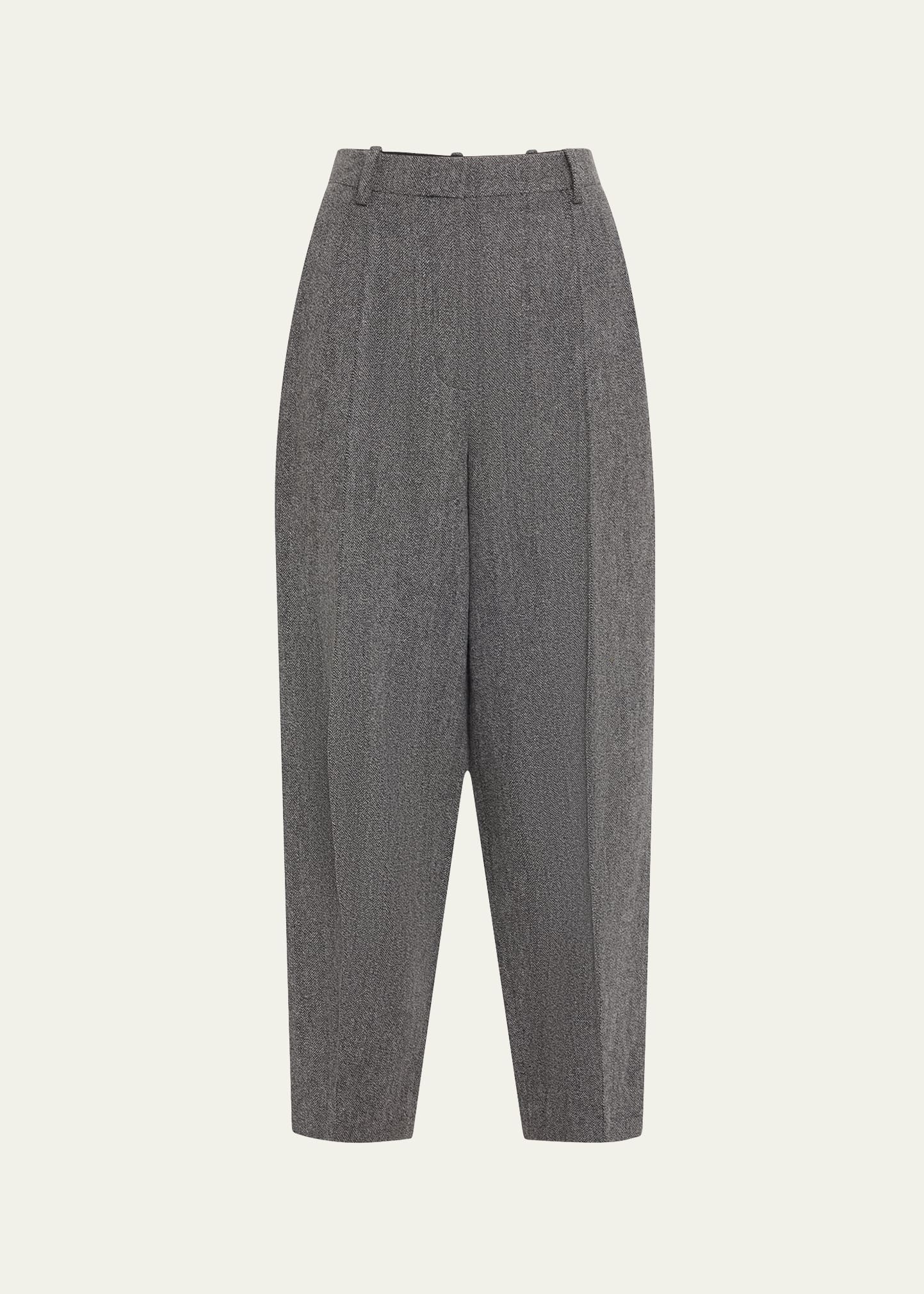 Loro Piana Dan Tapered Wool Cashmere Trousers - Bergdorf Goodman