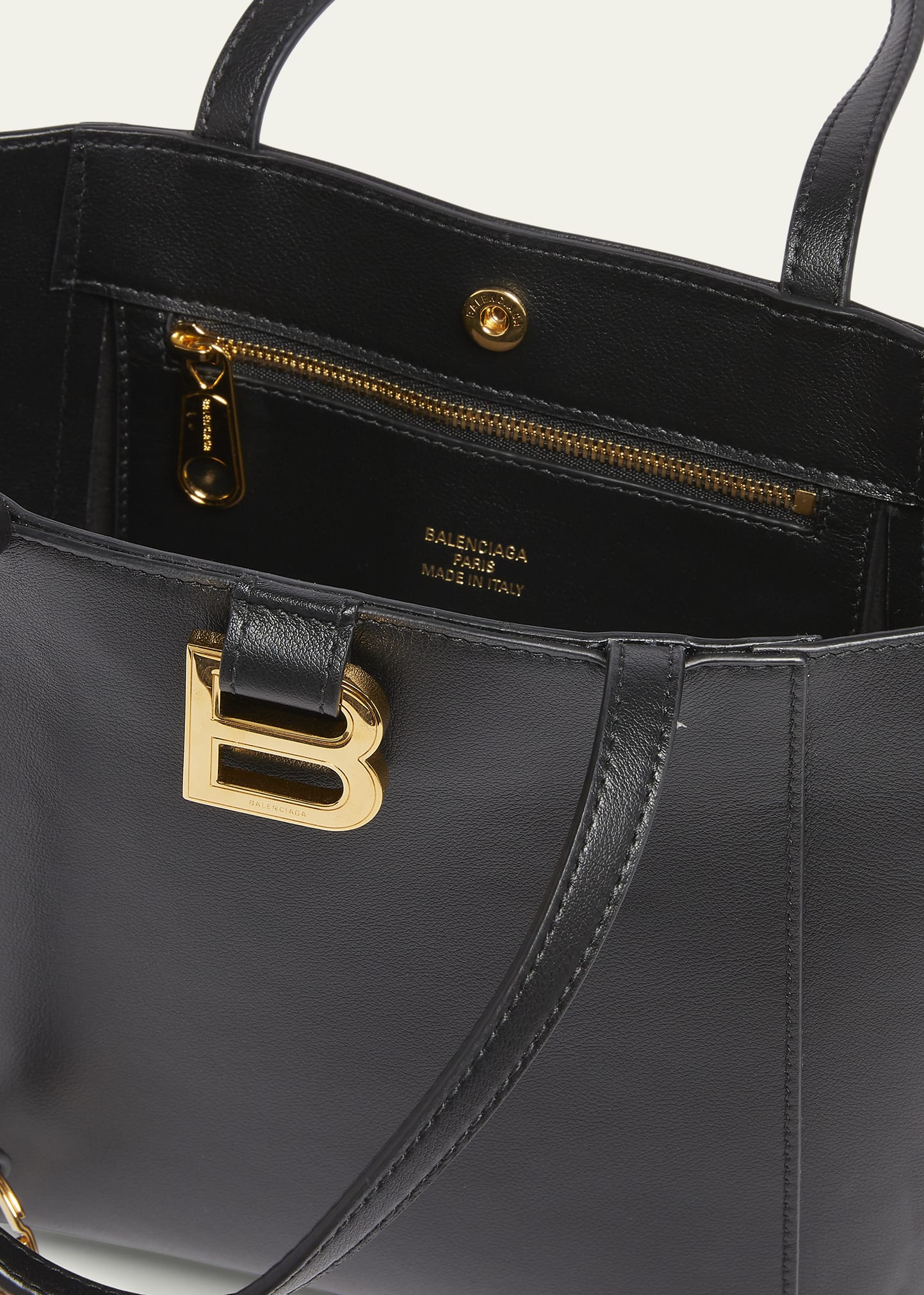 Balenciaga Hourglass Small Soft Leather Tote Bag - Bergdorf