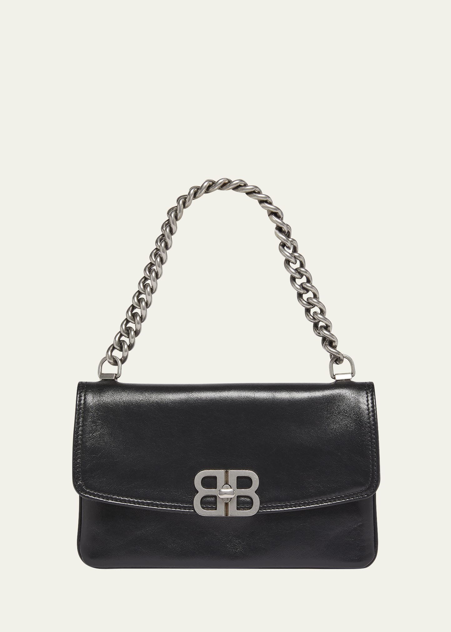 Balenciaga BB Soft Leather Phone Wallet on Chain - Bergdorf
