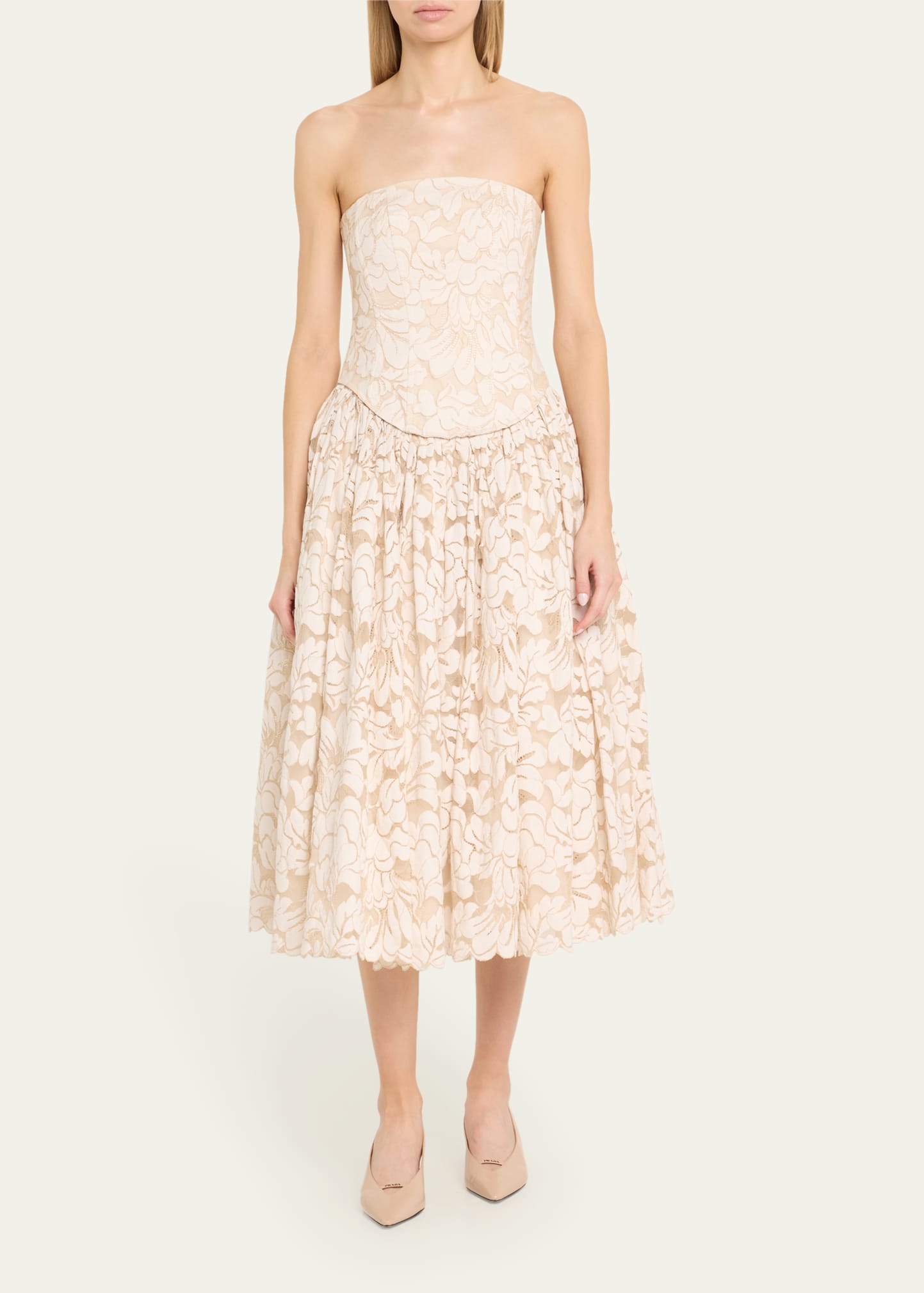 melody corset midi dress