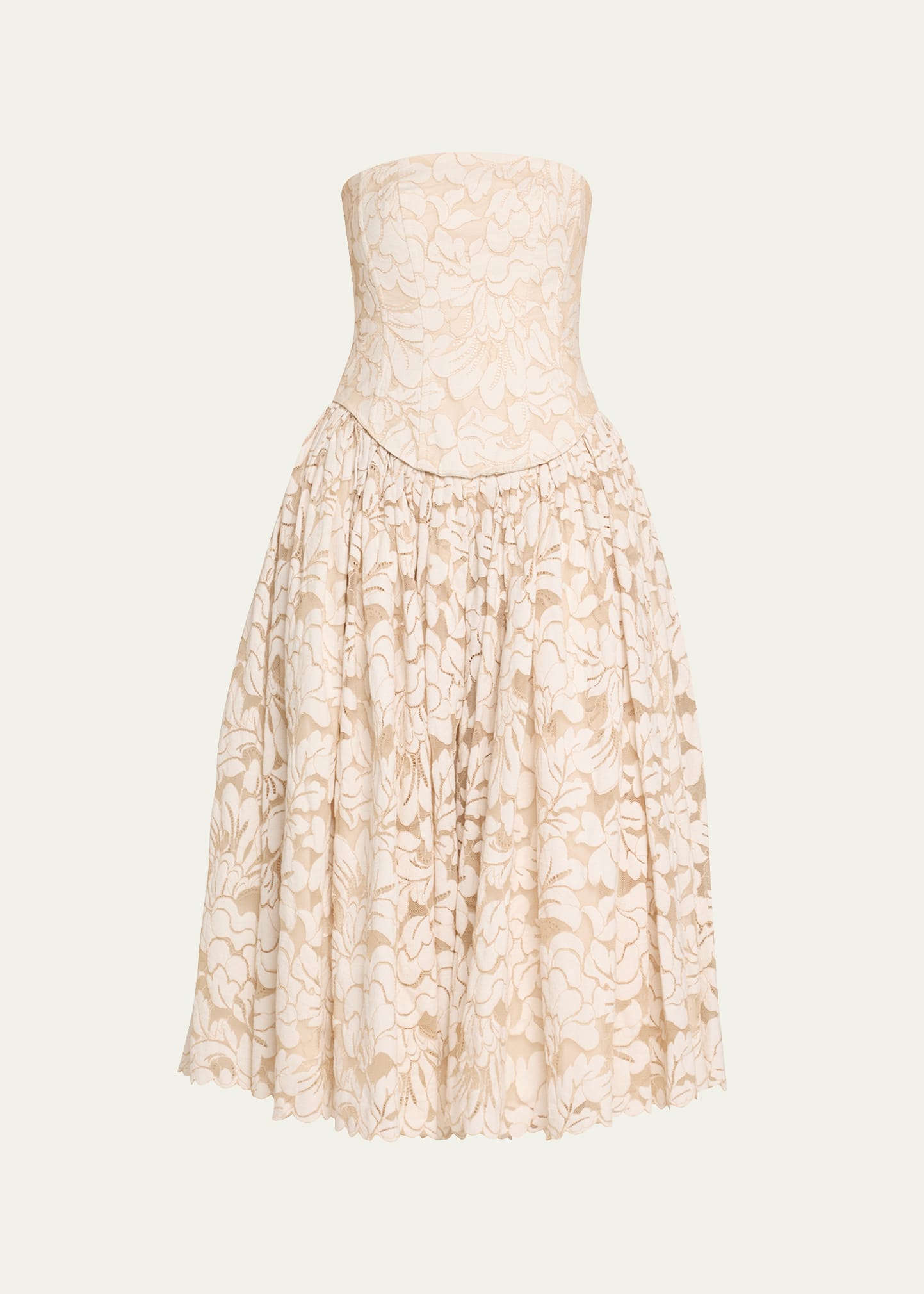 melody corset midi dress