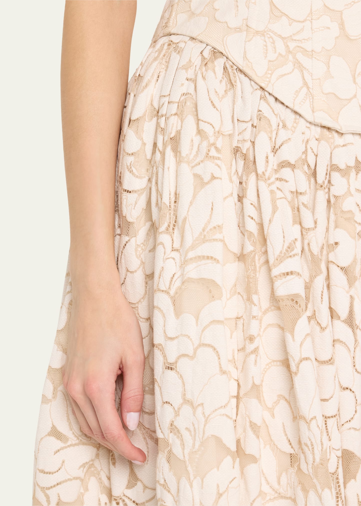 melody corset midi dress