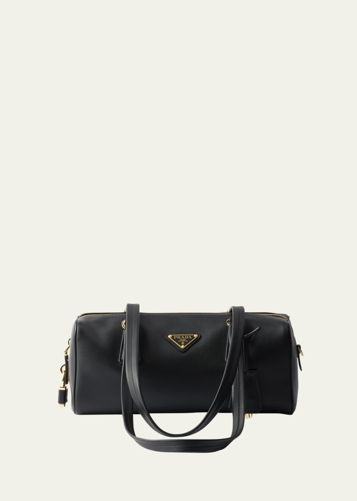 ショルダーバッグ・ポシェット Prada Small Shoulder Bag In Soft Grain Leather 0400021667357_BLACK?wid=600&