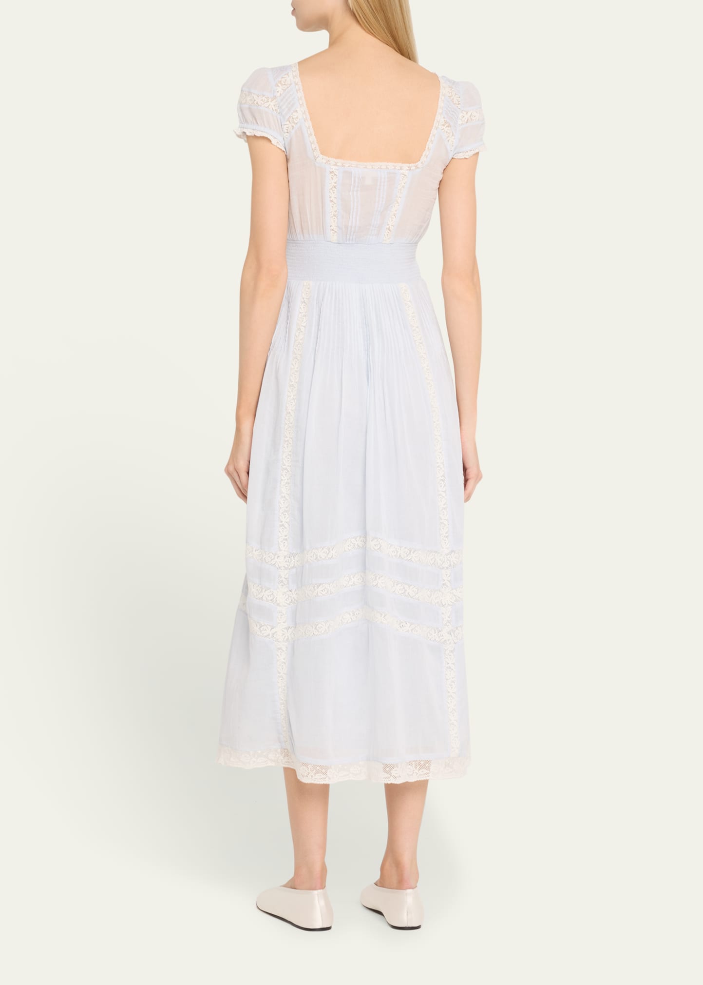 suvi cotton midi dress Suvi Heritage Midi Dress Baby Bluebell / XXL