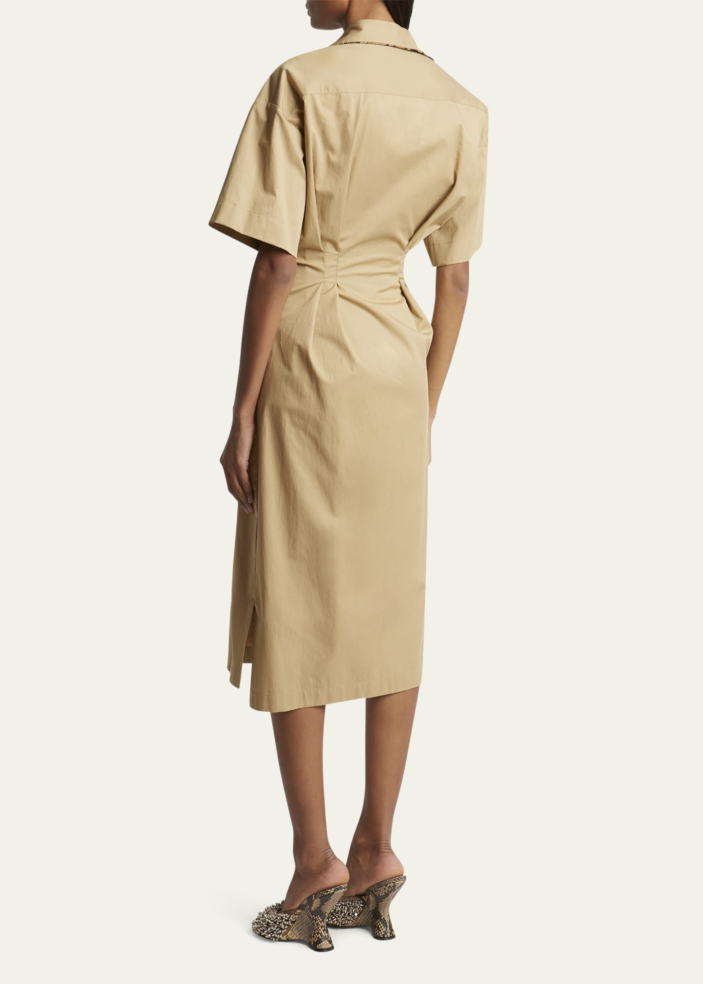 Dries Van Noten Delicky Wrap Midi Shirtdress - Bergdorf Goodman