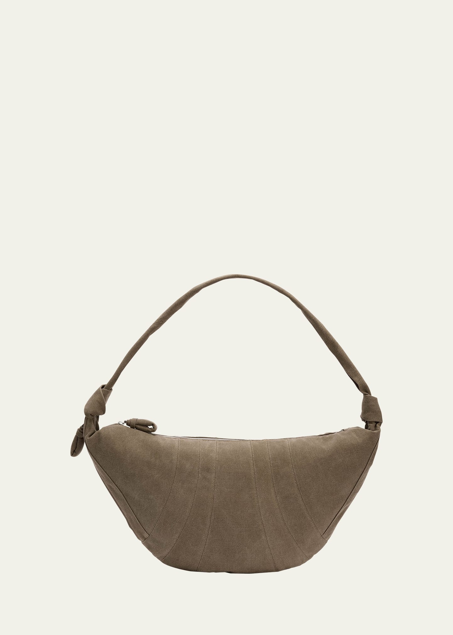 関送込【LEMAIRE】XL クロワッサンバッグ アッシュブラック Lemaire - XLクロワッサン・コットン混バッグ をオンライン購入