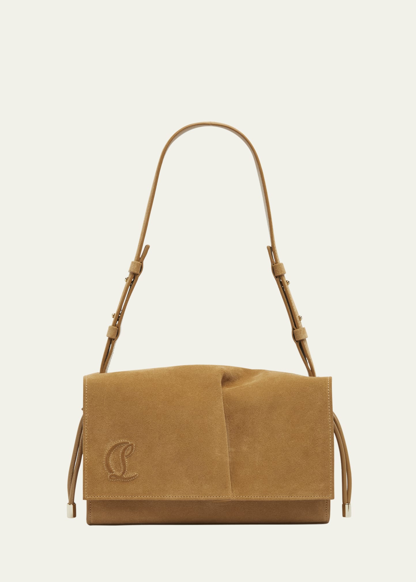 Christian Louboutin Baggy Small Shoulder Bag in Suede