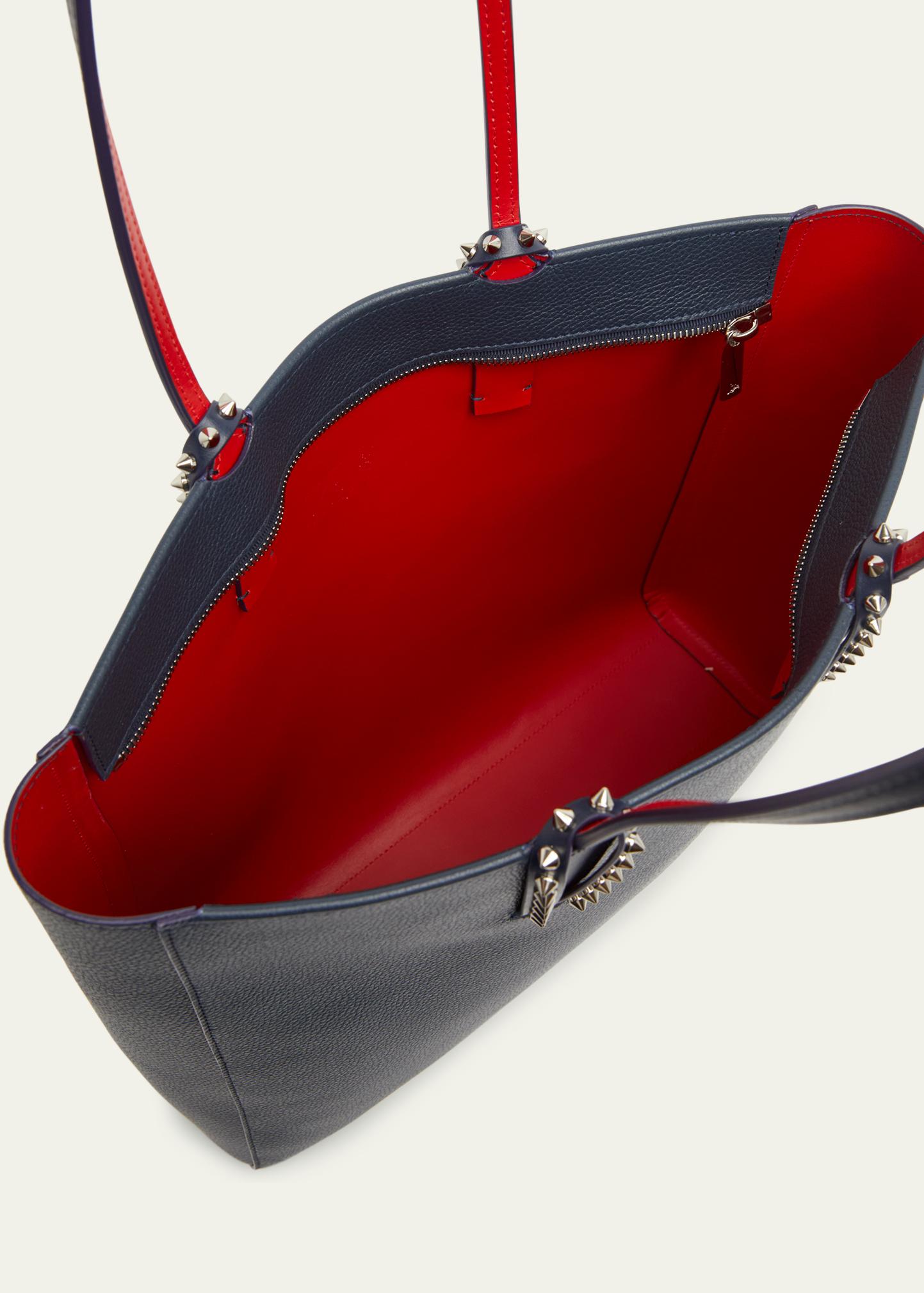Christian Louboutin Cabata Empire Spike Tote Bag in Leather