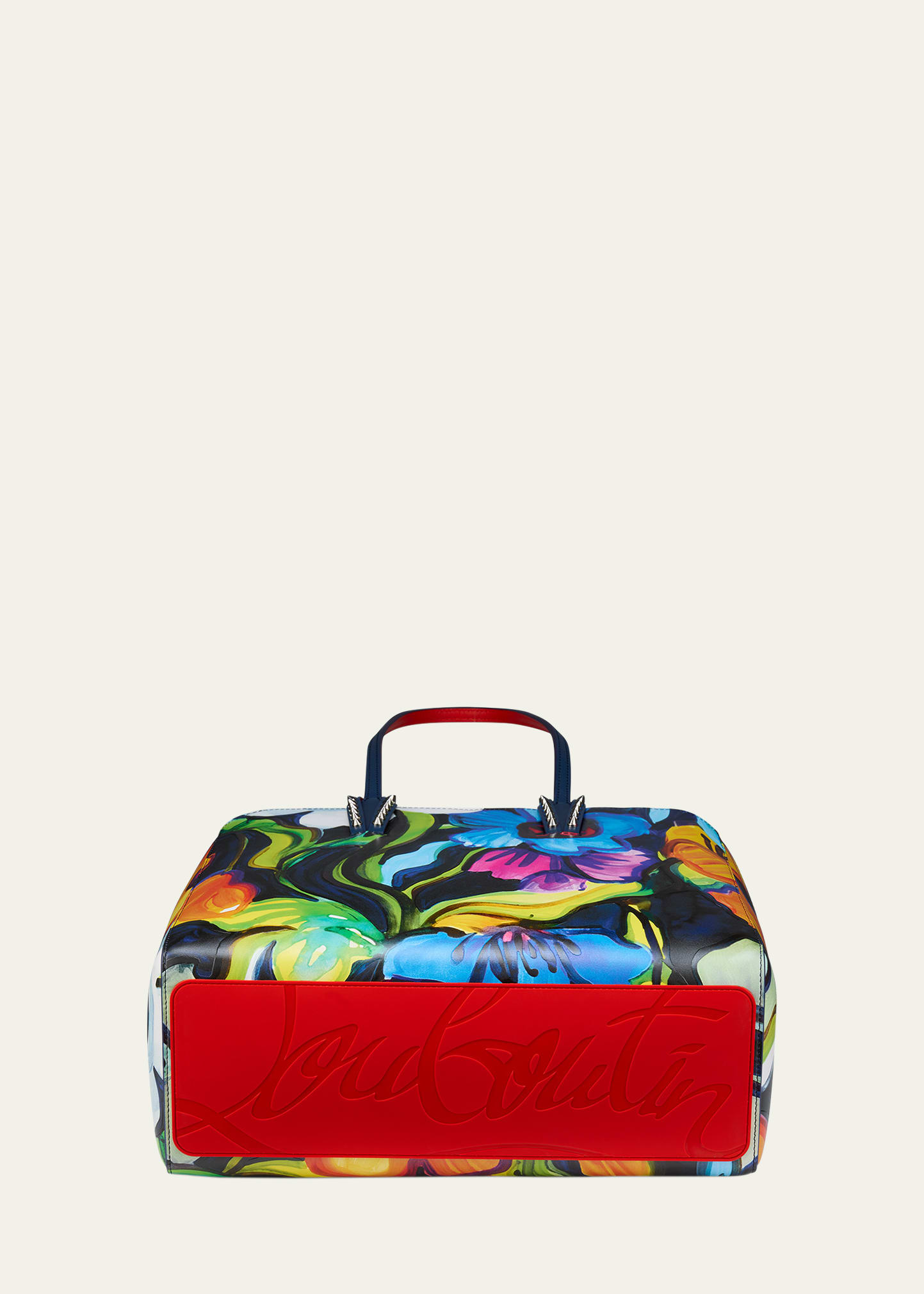 【Christian Louboutin】 Cabata Small floral leather tote bag Cabata Small floral leather tote bag in multicoloured
