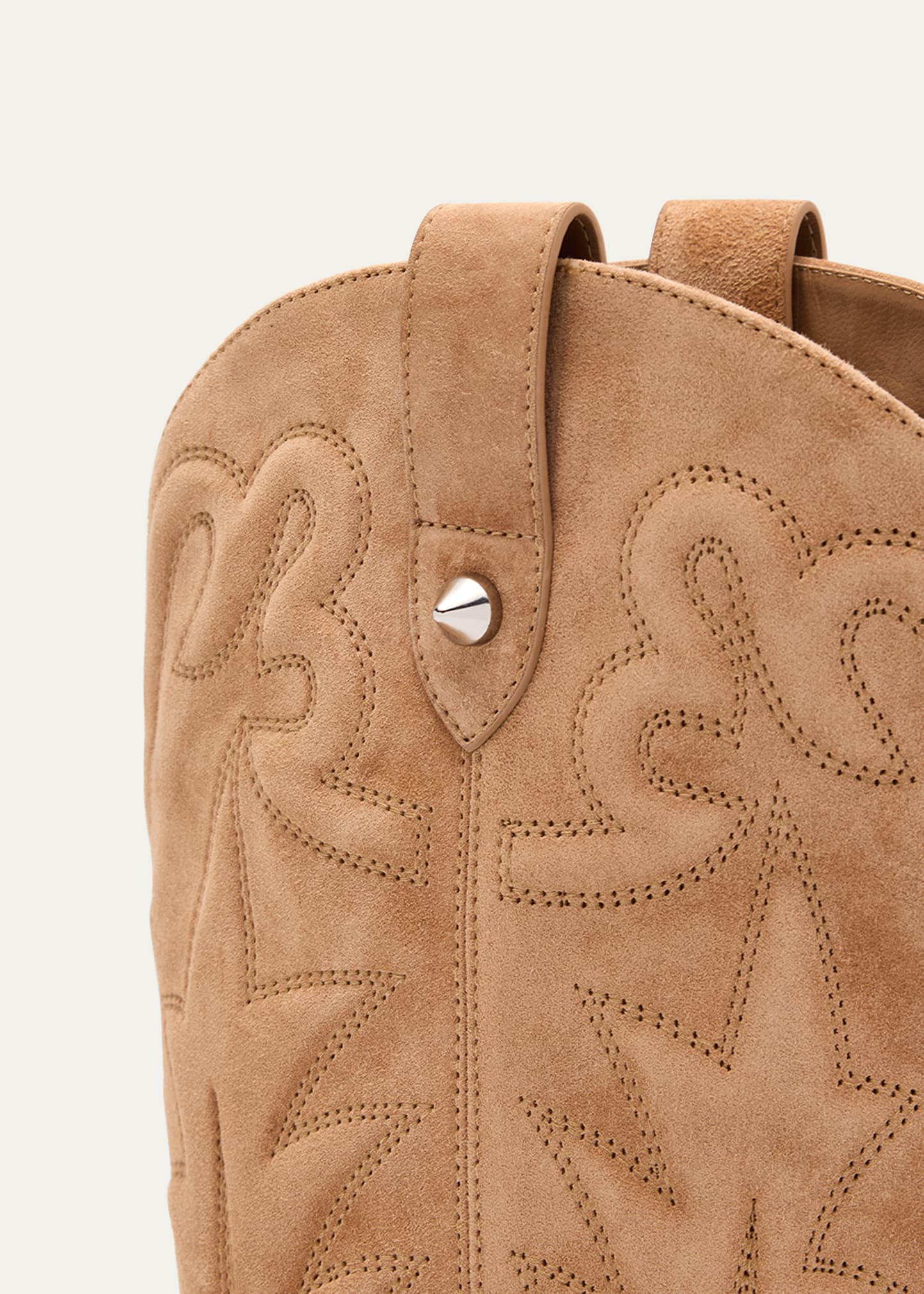 Christian Louboutin 85mm Santia Suede Booties - Bergdorf Goodman