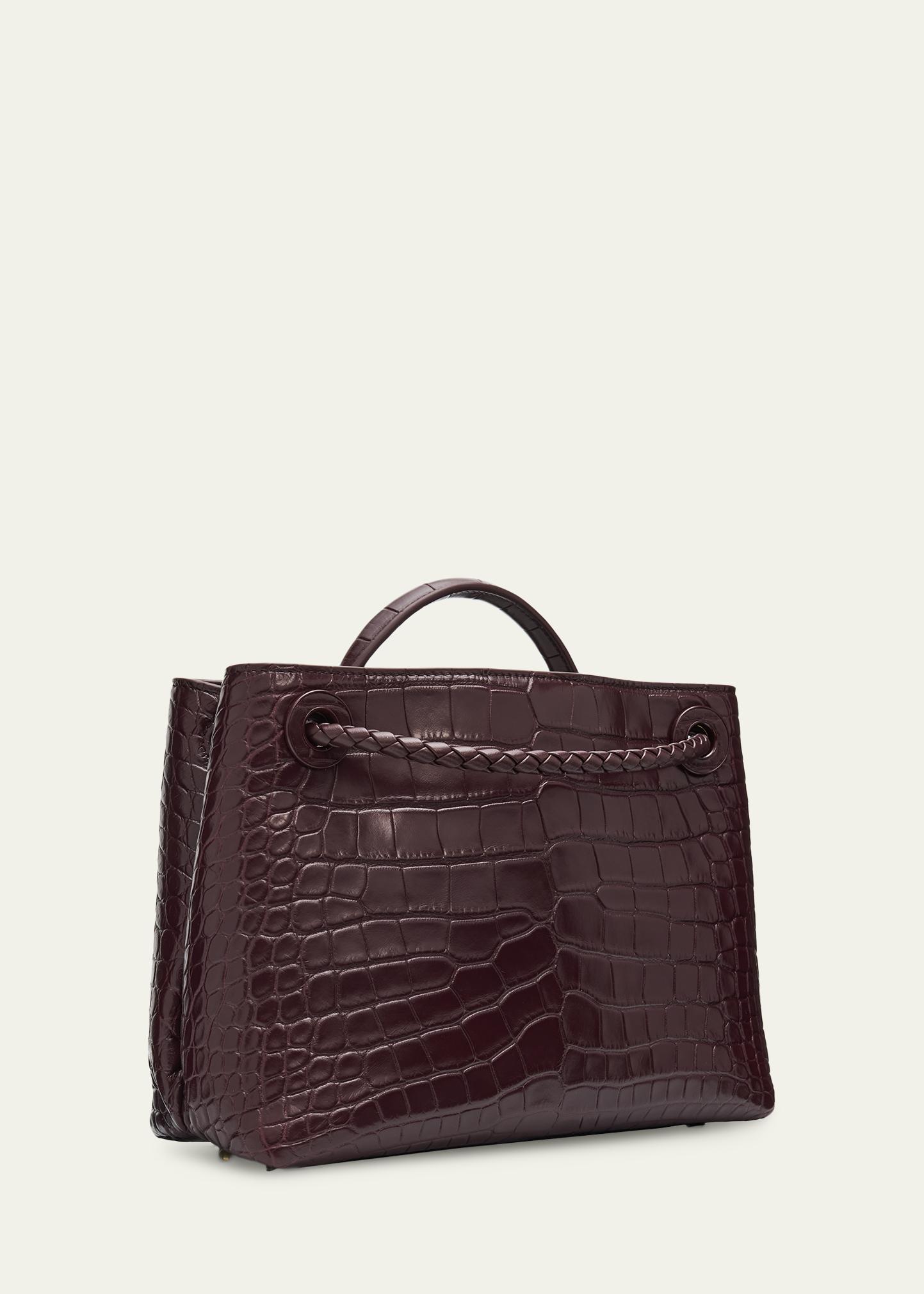 Bottega Veneta Andiamo Small Alligator Leather Tote Bag - Bergdorf