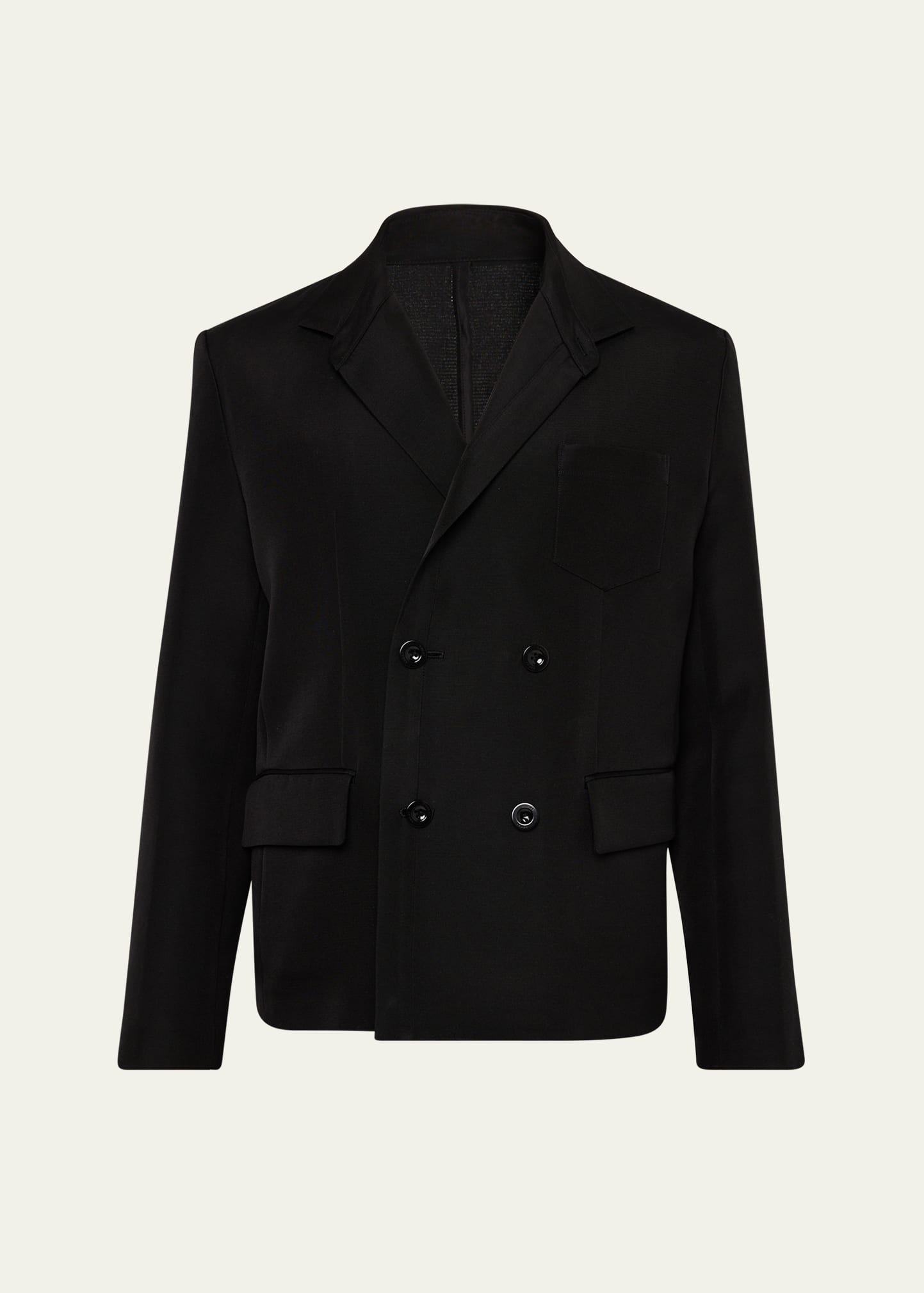 国内発【sacai】Doeskin x Double-Faced Silk Cotton Jacket Doeskin x Double-Faced Silk Cotton Jacket | sacai Official