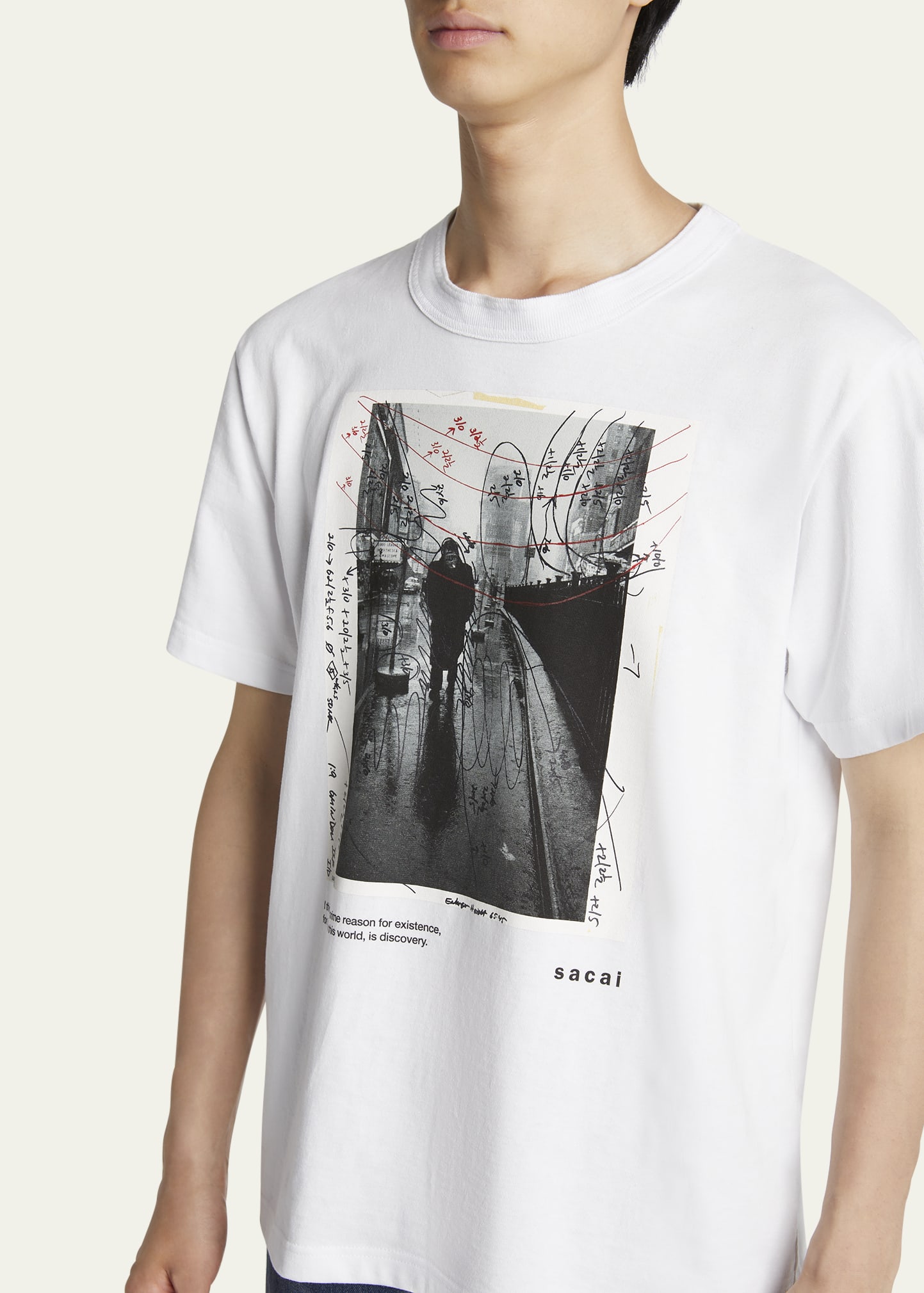 未使用タグ付きsacai James Dean Photo T-Shirt サカイ - sacai | James Dean Photo T-Shirt-White-1の通販
