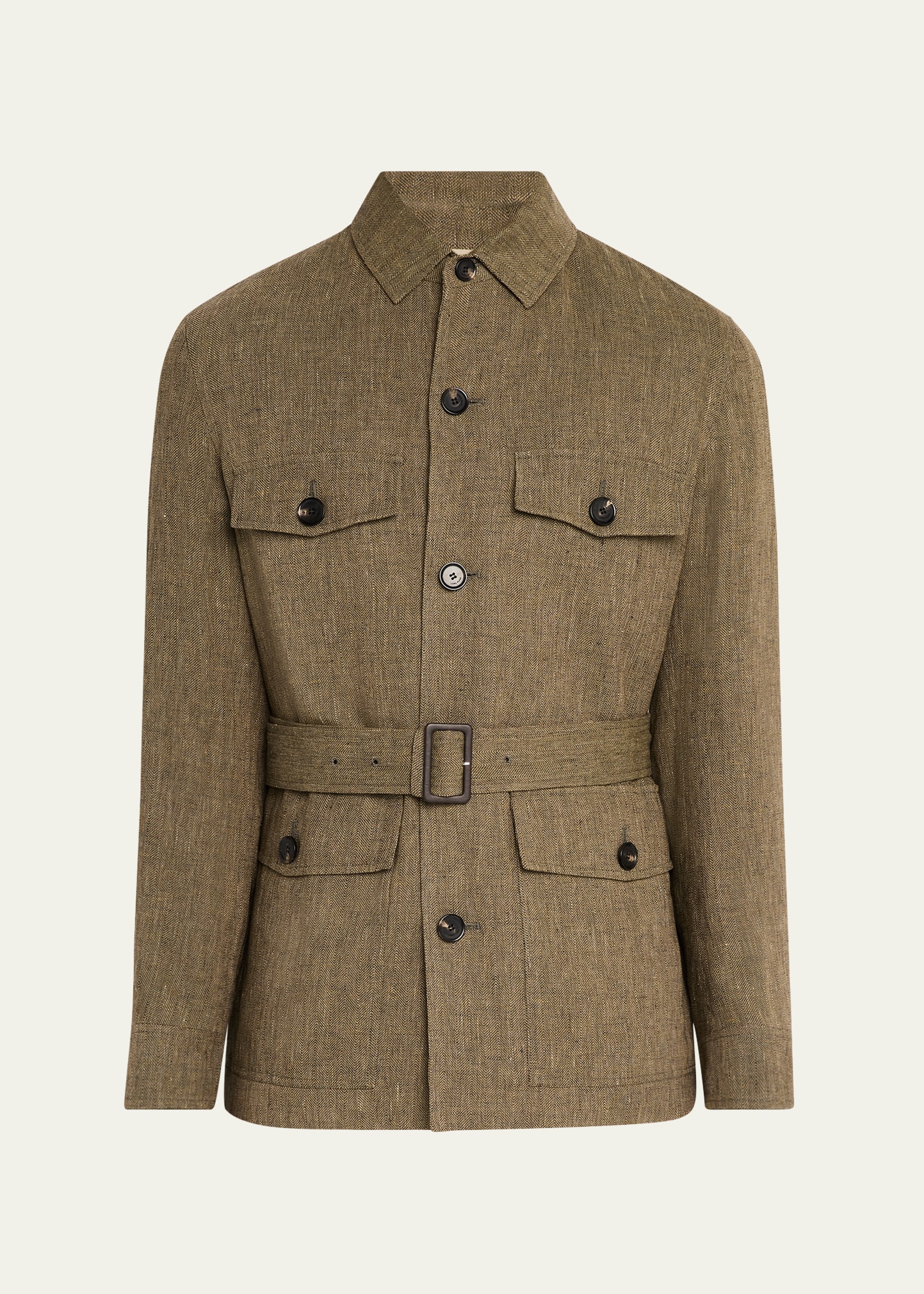 Loro Piana Men's Edmore Linen Field Jacket - Bergdorf Goodman