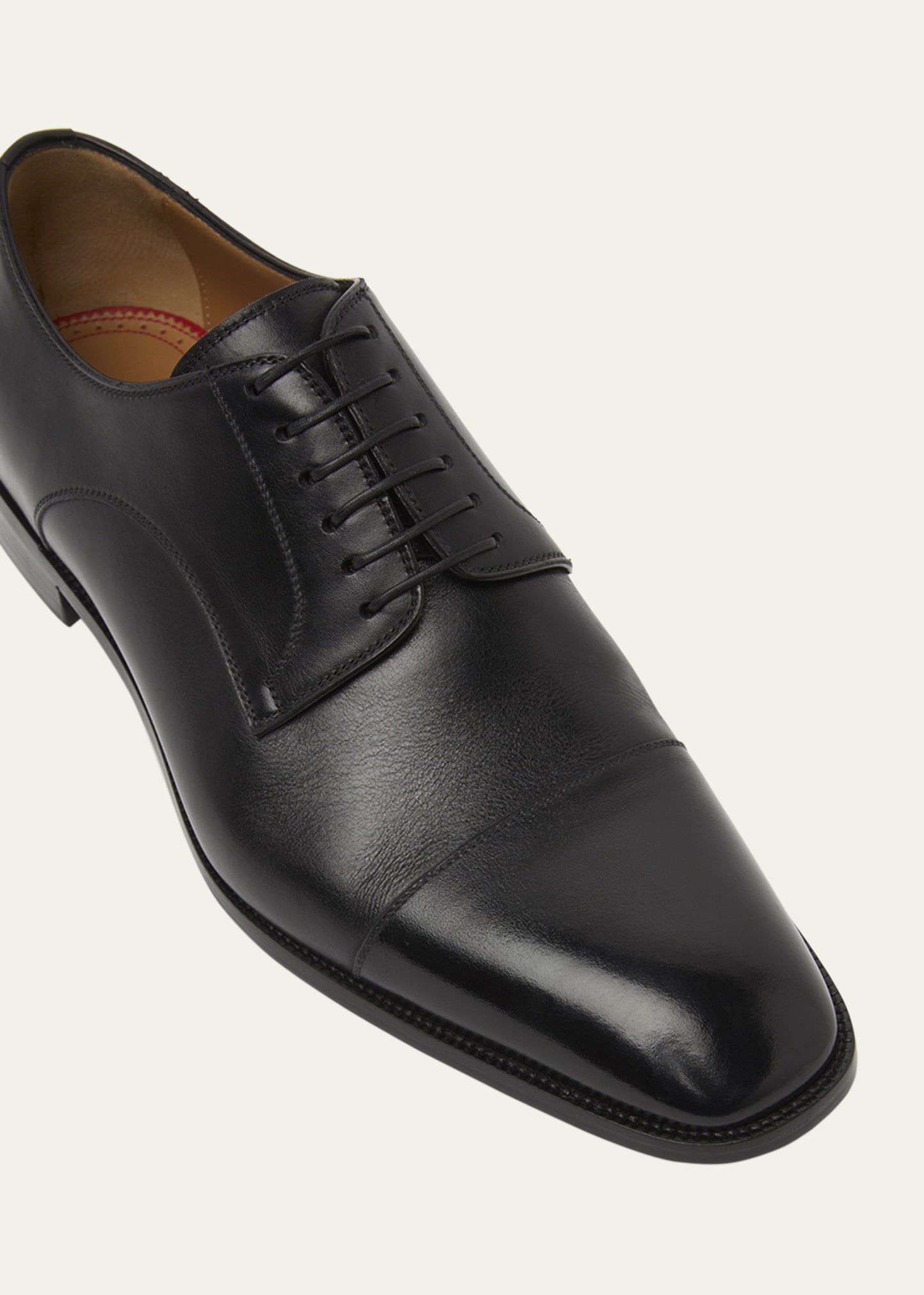 Christian Louboutin Men's Top 5 Leather Derby Shoes with
