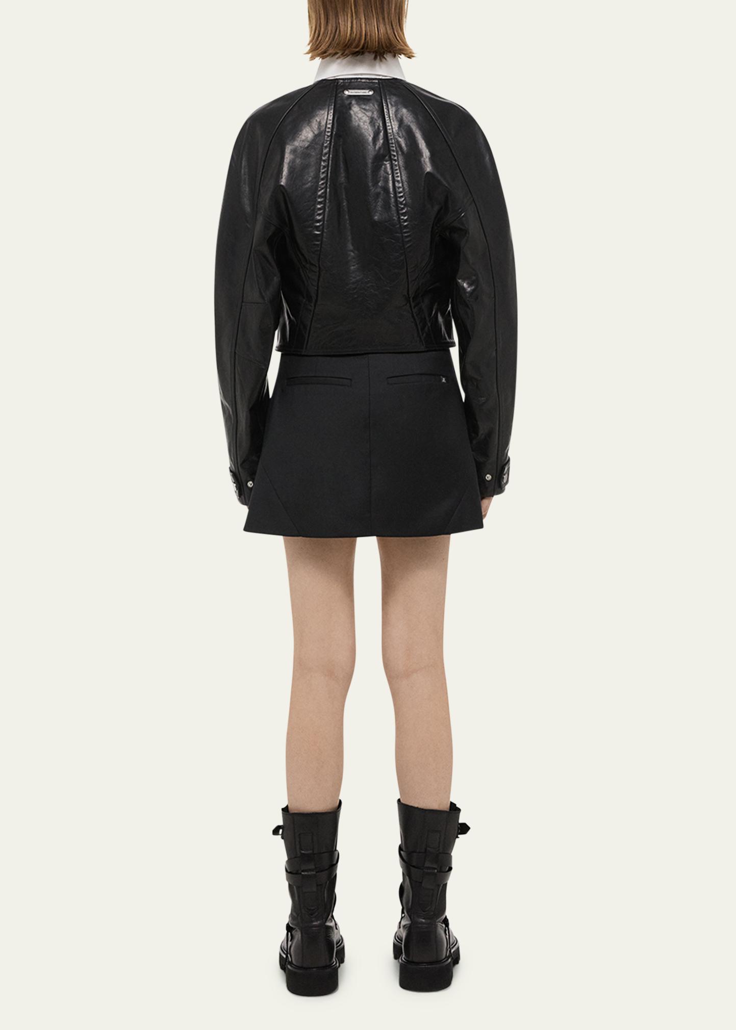 Helmut Lang Articulated Leather Jacket - Bergdorf Goodman