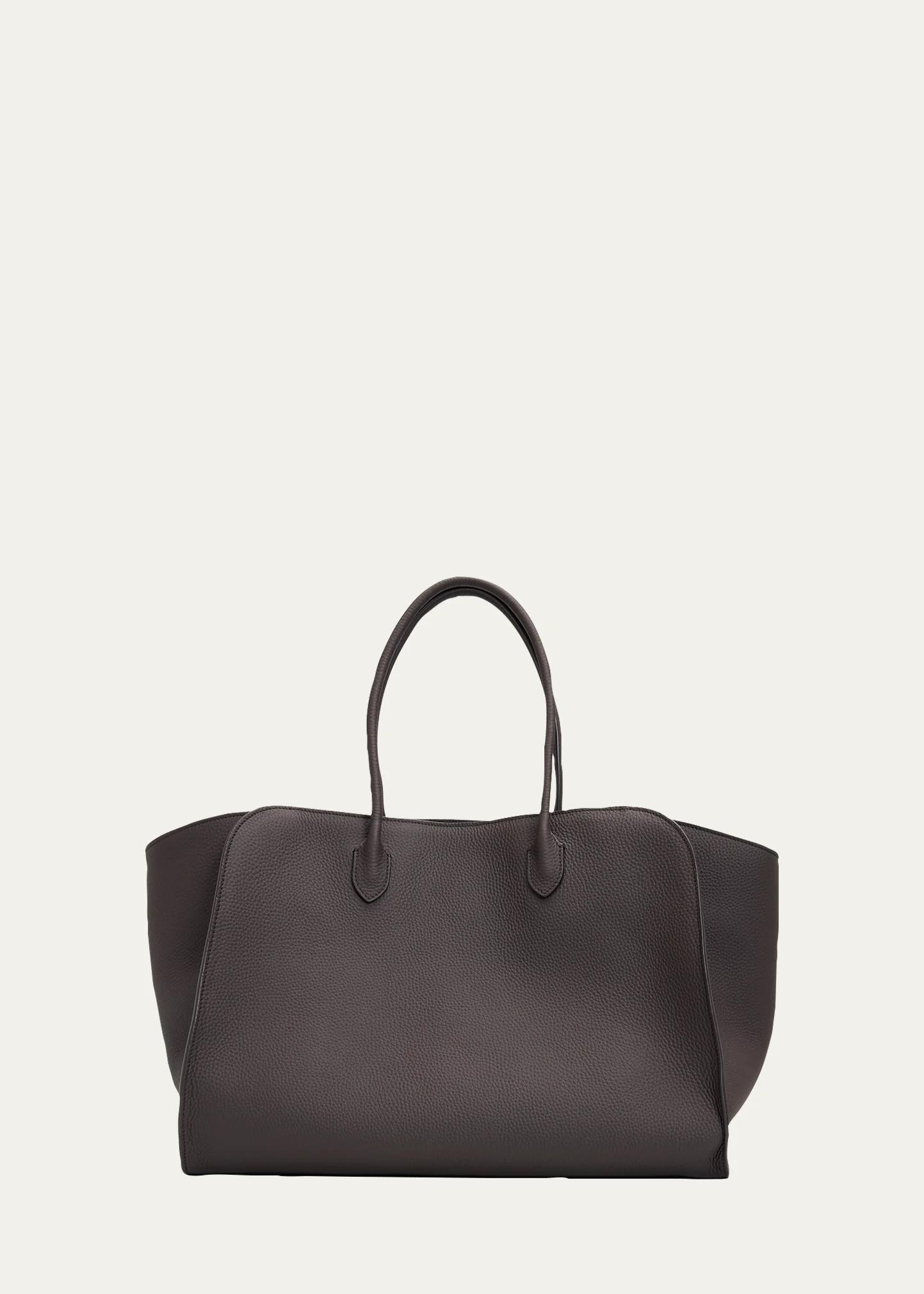 The Row Marlo 17 Tote Bag in Grain Leather - Bergdorf Goodman