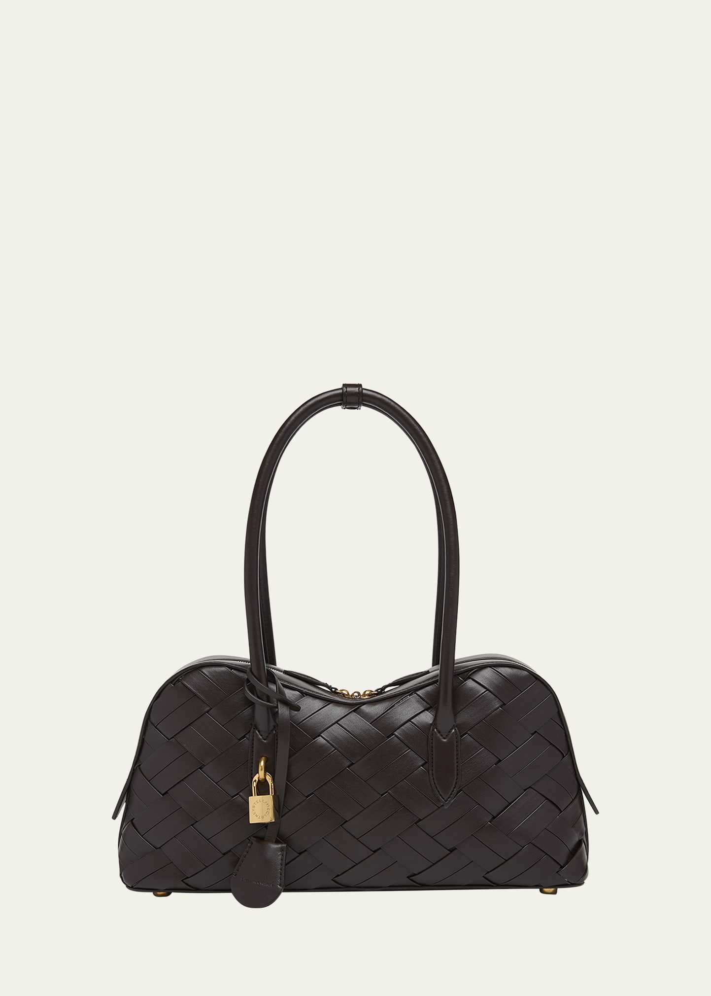 Stella McCartney Ryder Woven Vegan Leather Shoulder Bag