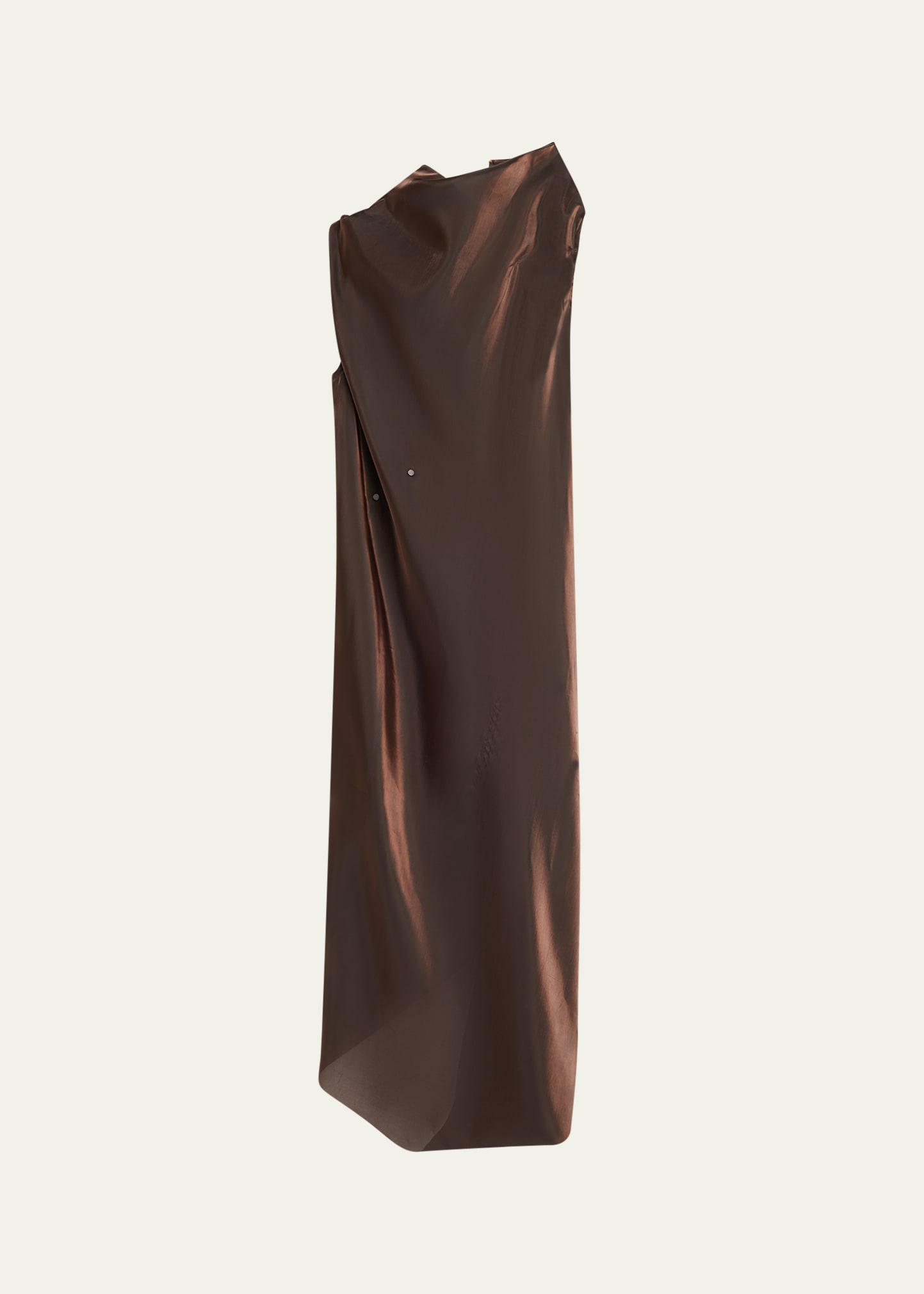 long cocoon dress Tibi 4 Ply Silk Long Sleeve Cocoon Dress