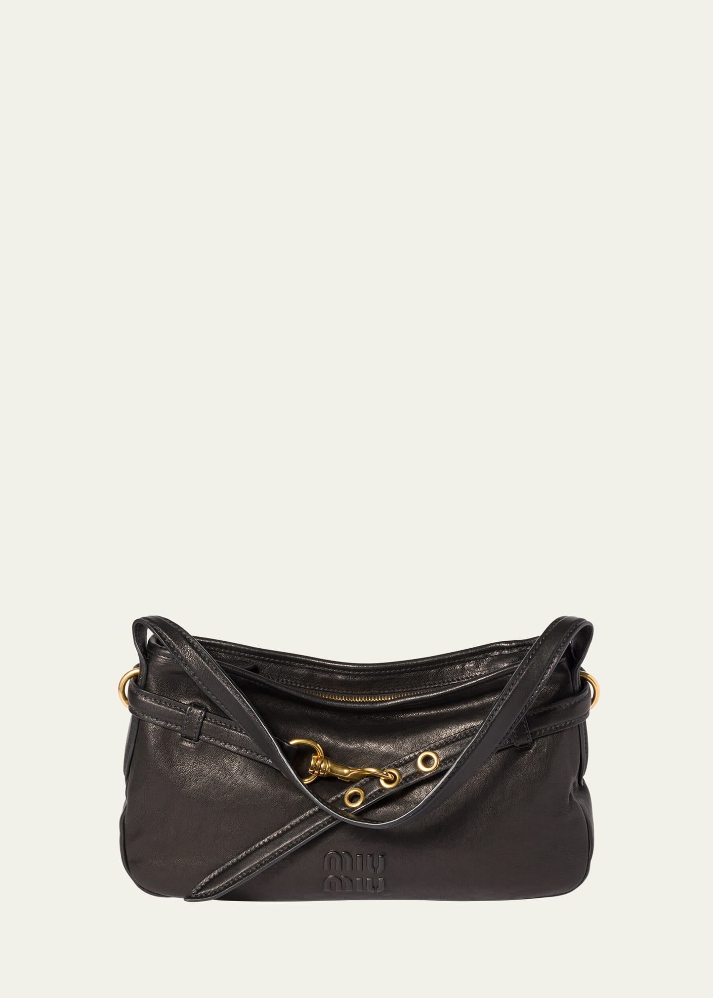 Miu Miu Lambskin Leather Shoulder Bag - Bergdorf Goodman