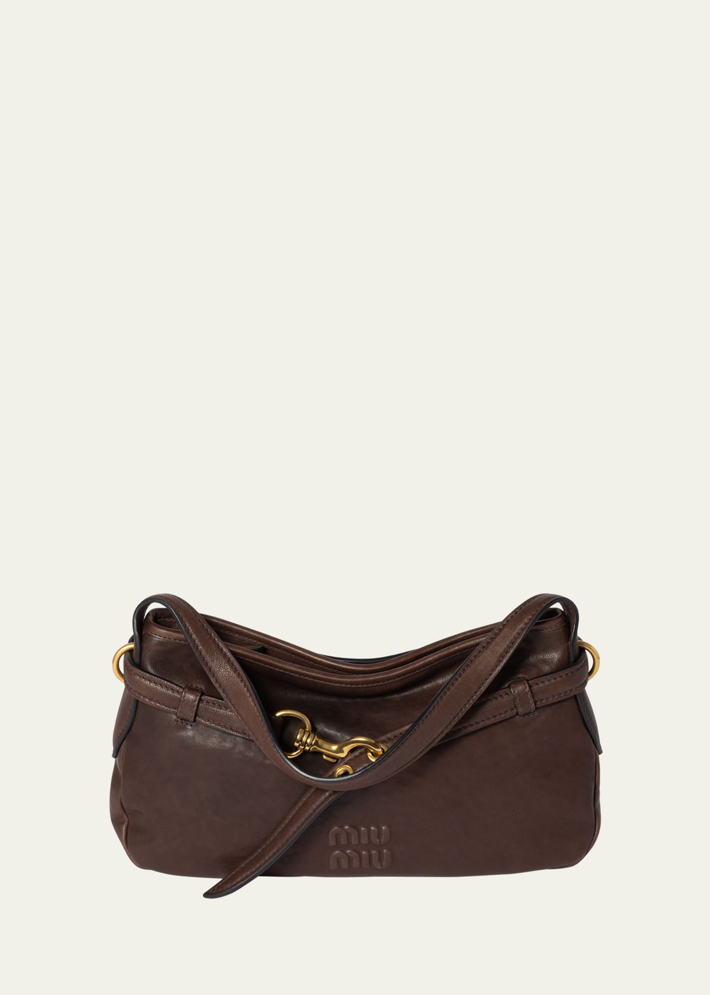 Miu Miu Lambskin Leather Shoulder Bag - Bergdorf Goodman