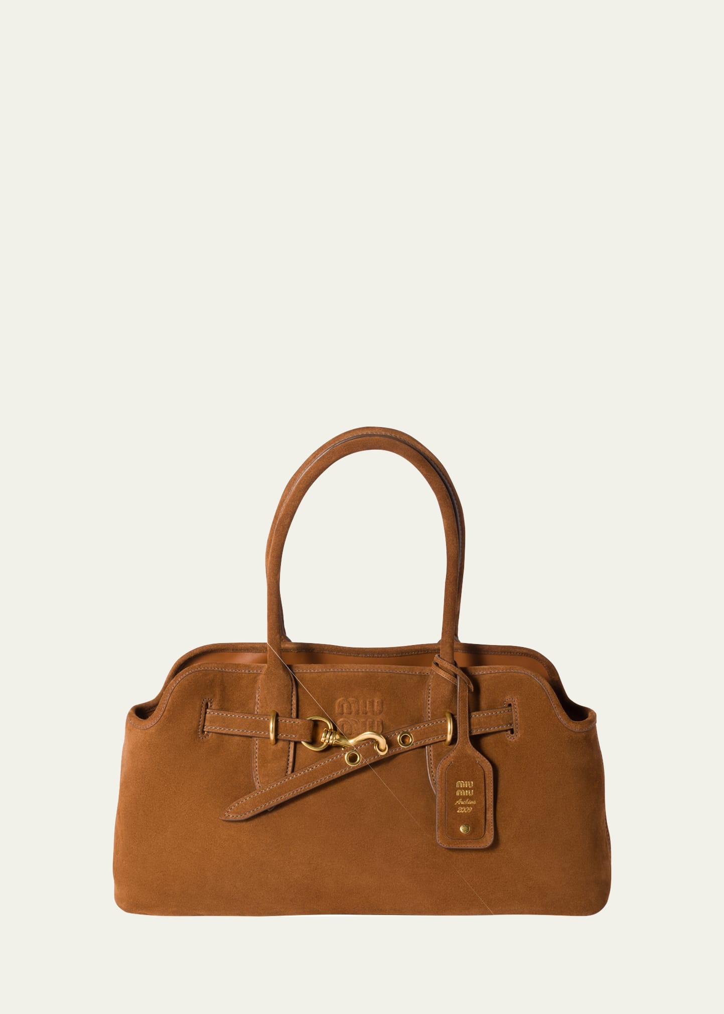 ハンドバッグ Miu Miu Borsa Beau Piccola In Pelle Black/white Beau Leather Bag | Miu Miu
