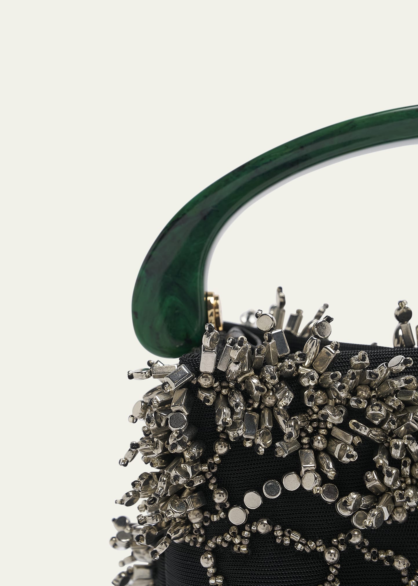 Dries Van Noten Crisp Embellished Top-Handle Bag - Bergdorf Goodman