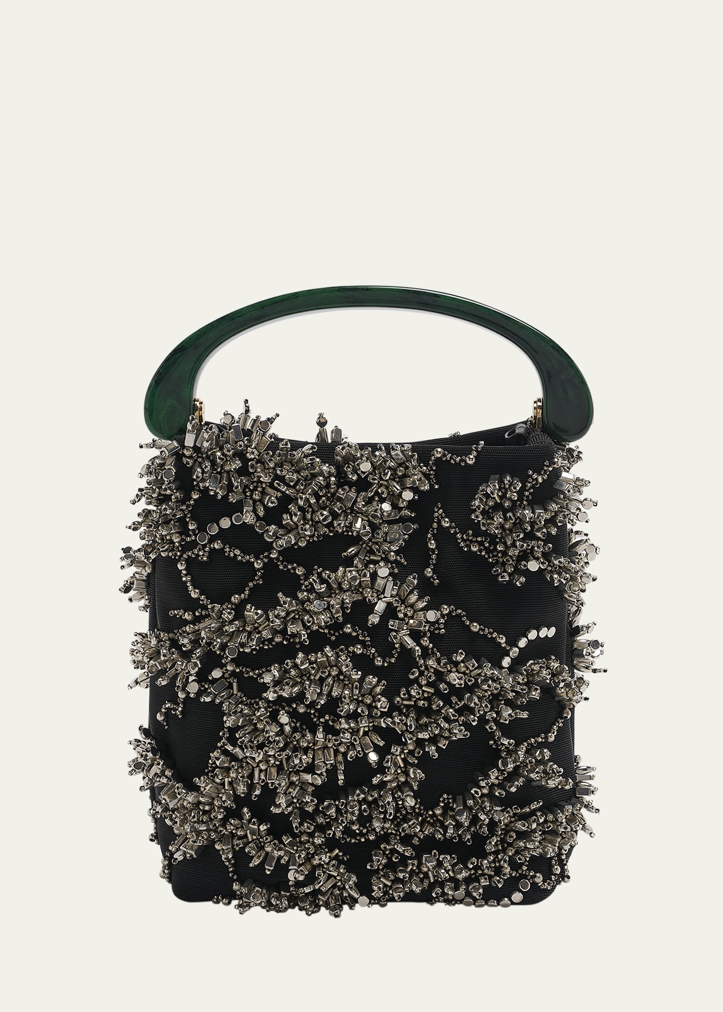 Dries Van Noten Crisp Embellished Top-Handle Bag - Bergdorf Goodman