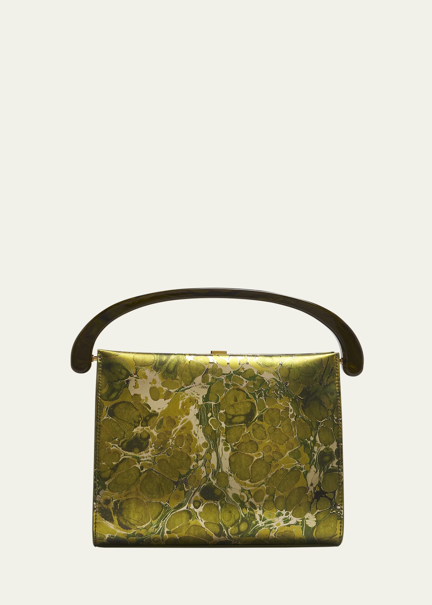 Dries Van Noten Crisp Printed Top-Handle Bag - Bergdorf Goodman