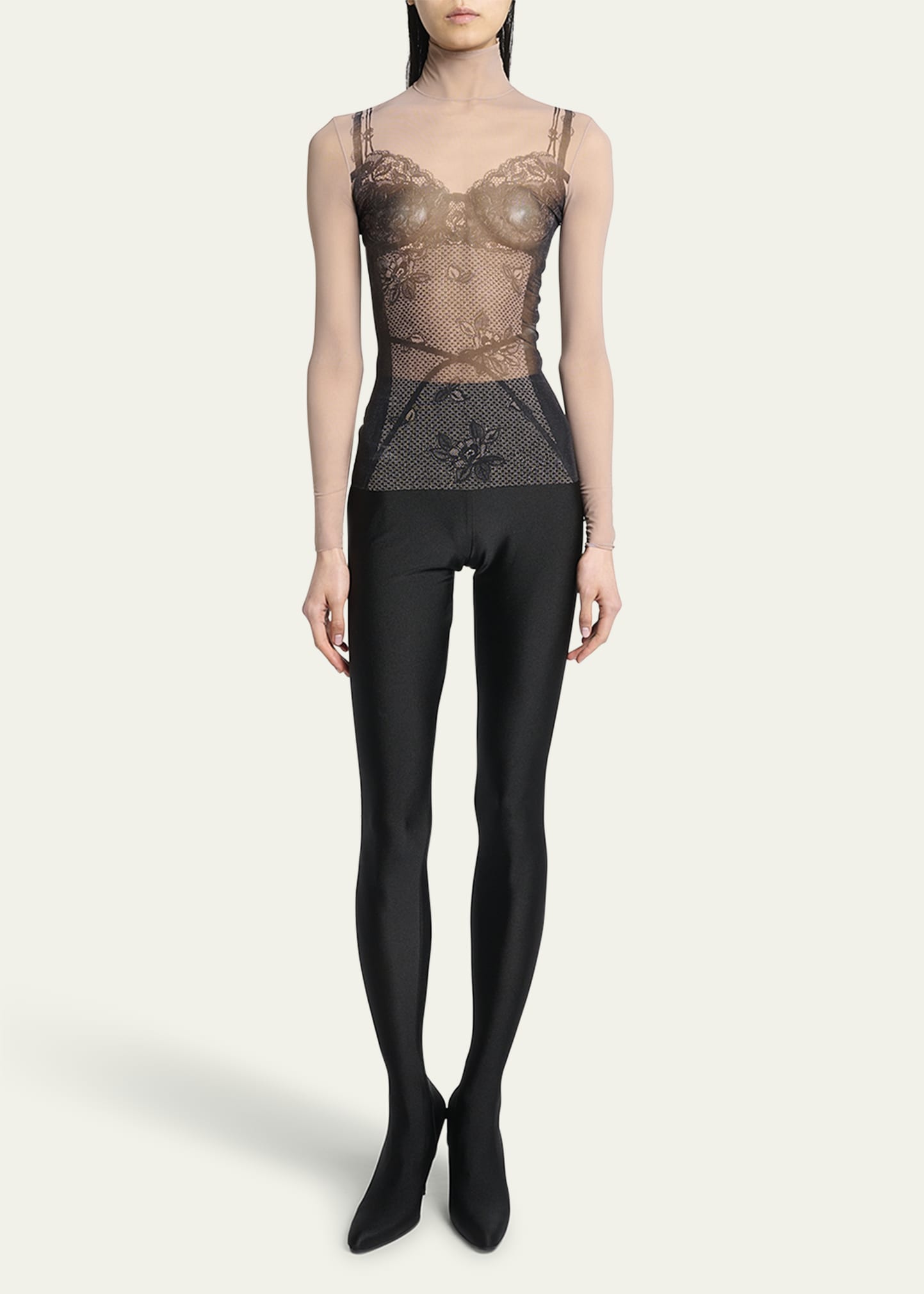 スーツ BALENCIAGA Balenciaga Trompe Oeil Lingerie Top bg_4977583_100106_a