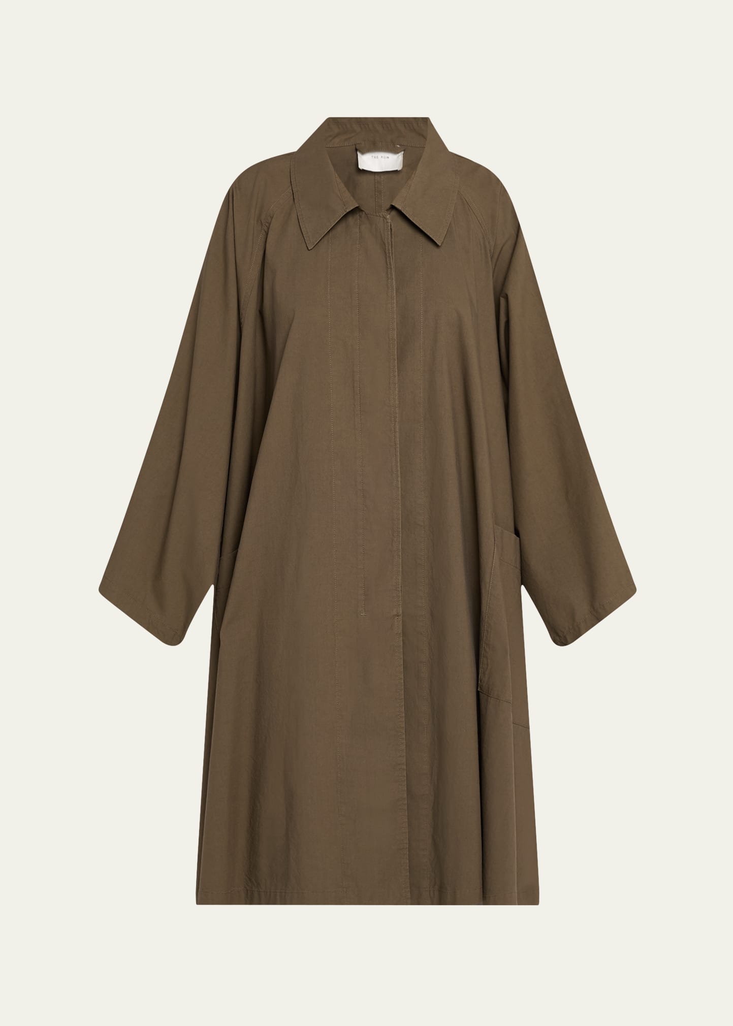 THE ROW Leins Cotton Top Coat - Bergdorf Goodman