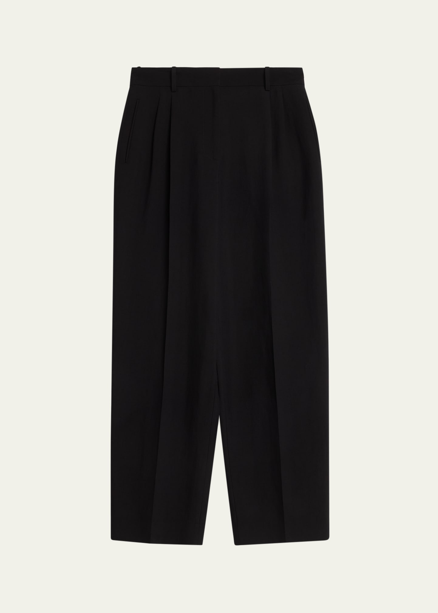 THE ROW Lilas Pleated Straight-Leg Pants - Bergdorf Goodman