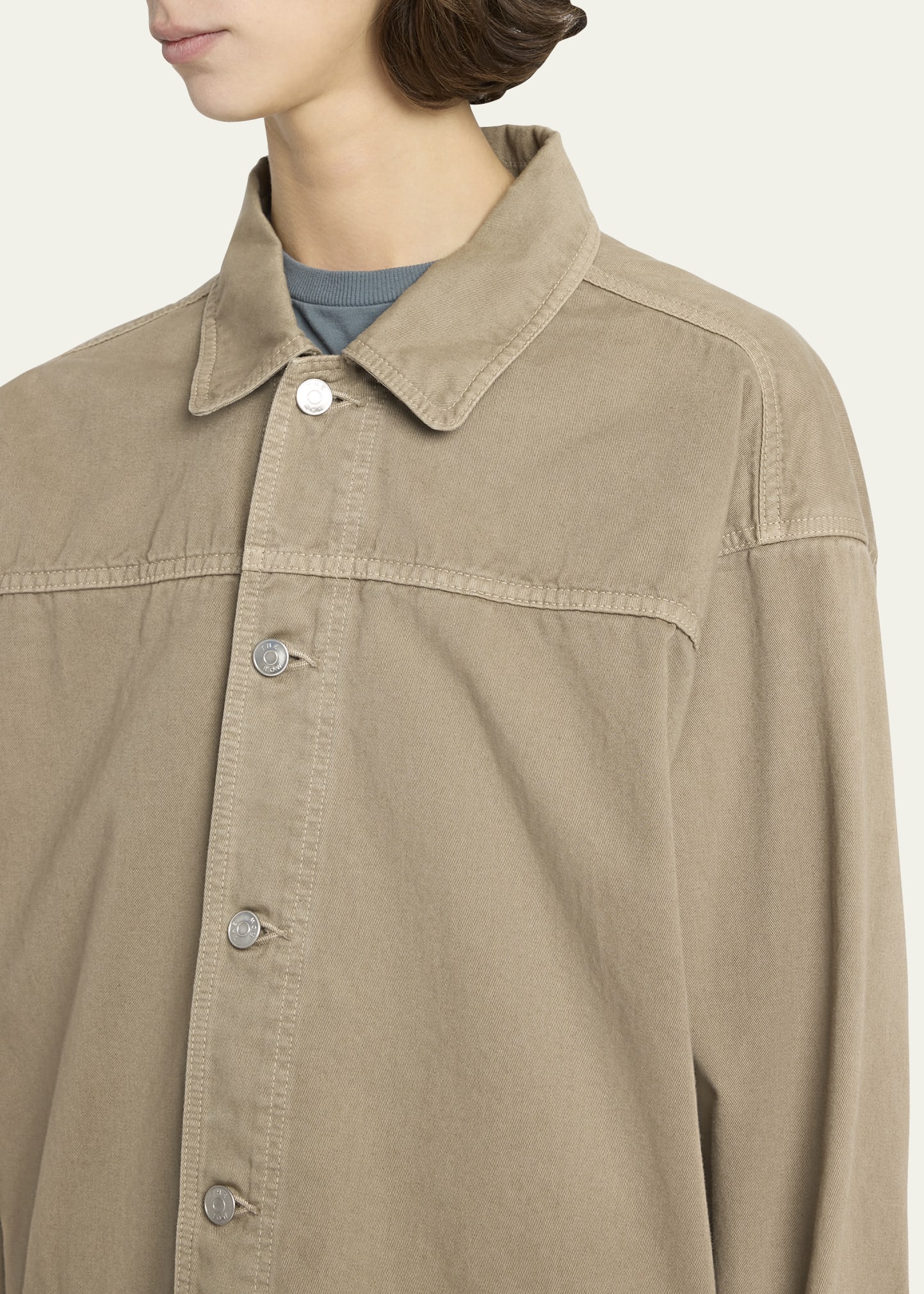 THE ROW Marena Cotton Jacket - Bergdorf Goodman