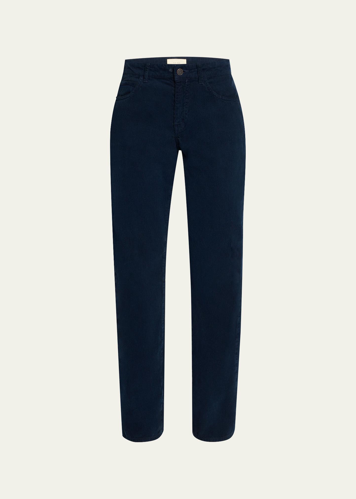 THE ROW Carlyl Corduroy Straight-Leg Pants - Bergdorf Goodman