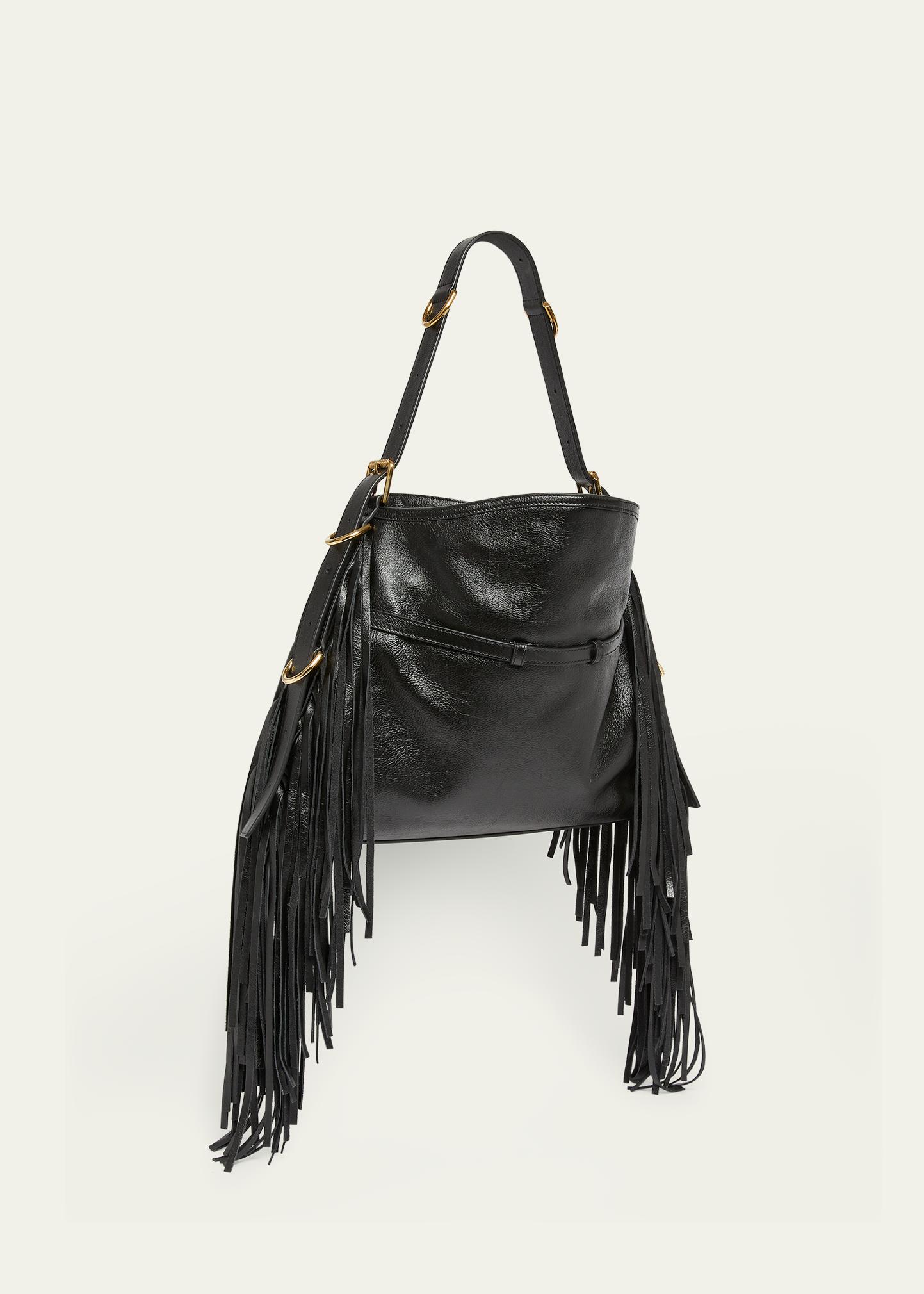 Givenchy Voyou Medium Shoulder Bag in Fringe Leather - Bergdorf