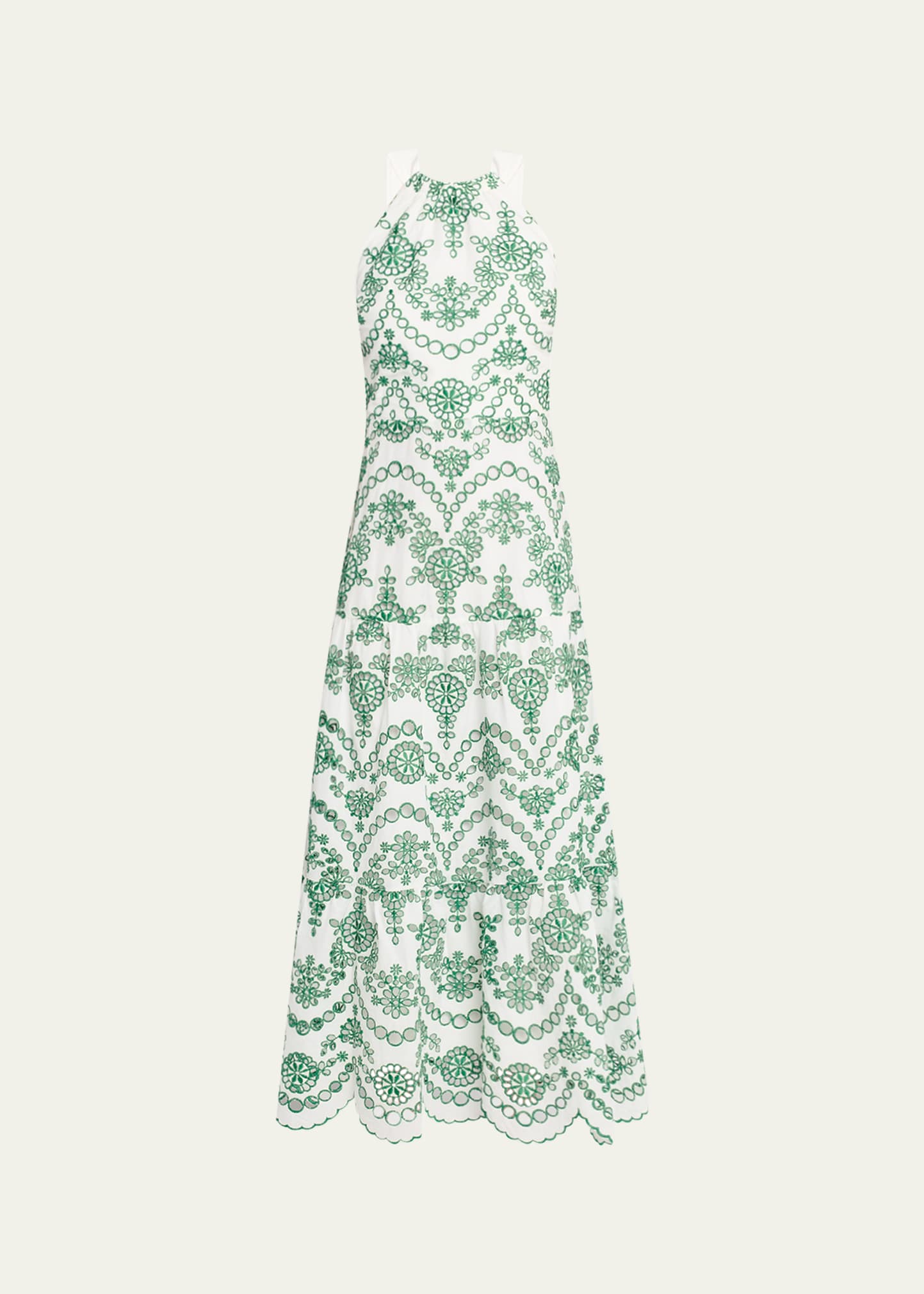 milly hayden metallic tulip dress Gizelle Metallic Tulip Halter Maxi Dress Pastel Blue Multi / 10