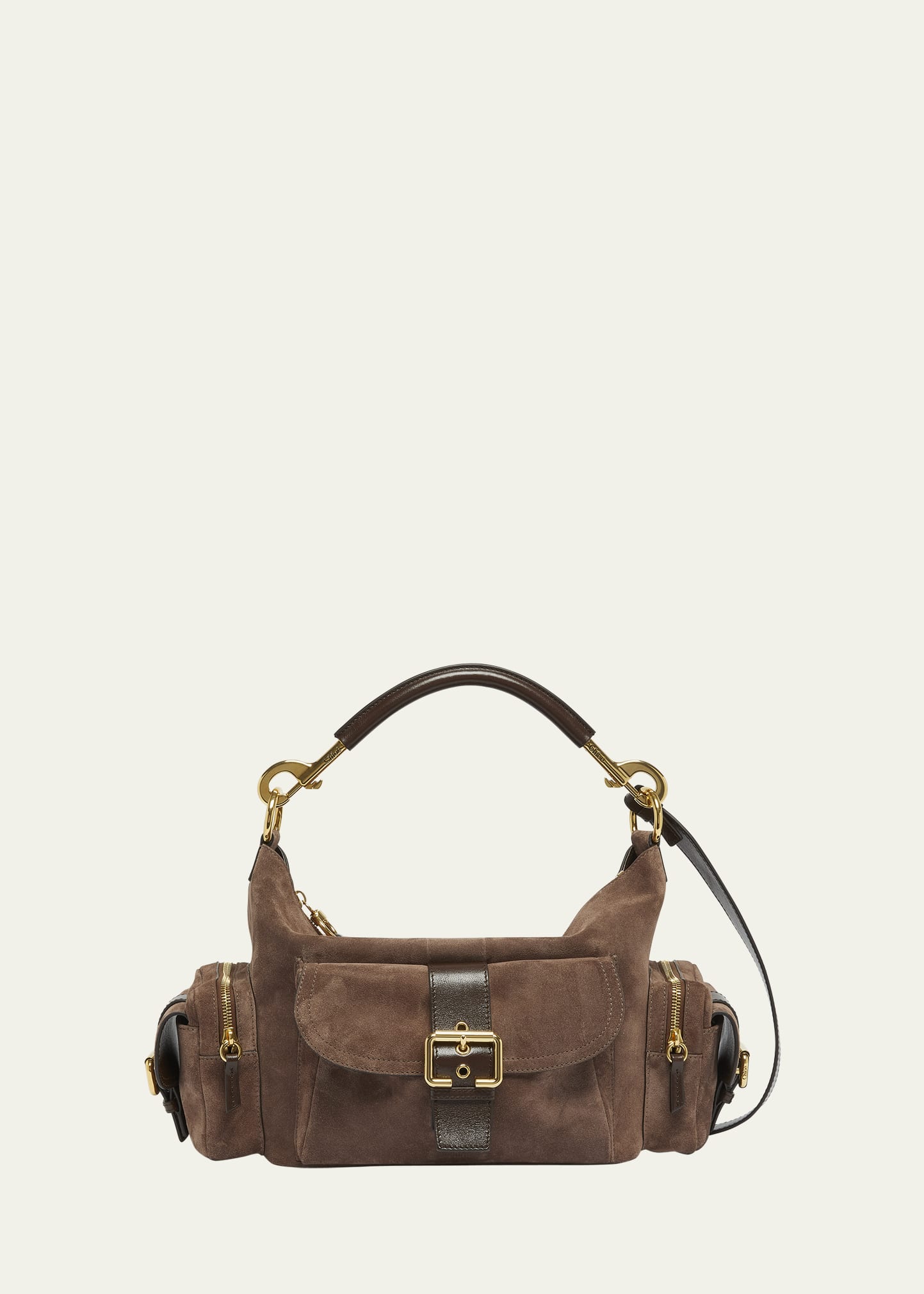 Chloe Medium Camera Shoulder Bag in Suede - Bergdorf Goodman
