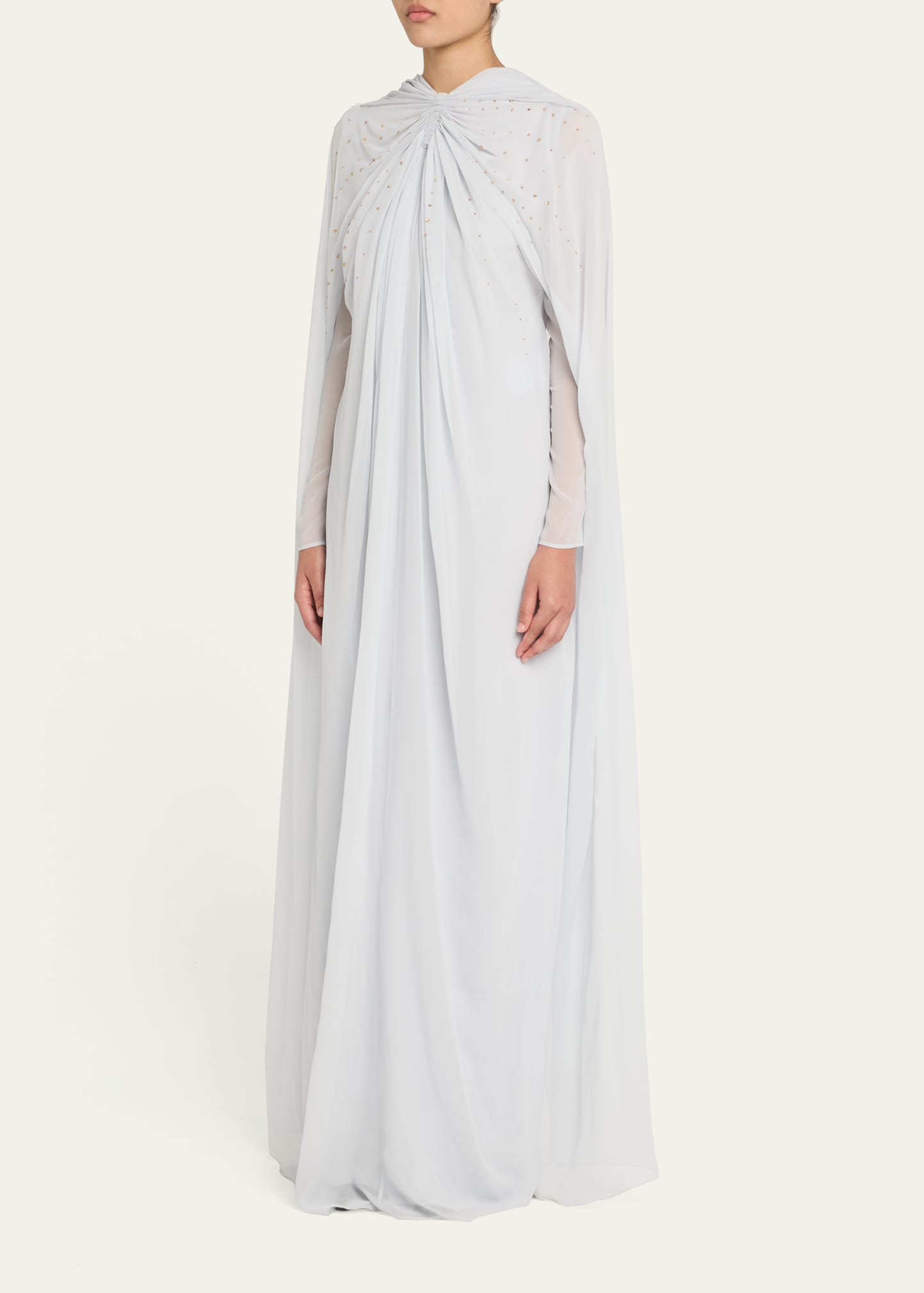 givenchy cream cape dress 8 Vintage Givenchy wedding dress ideas
