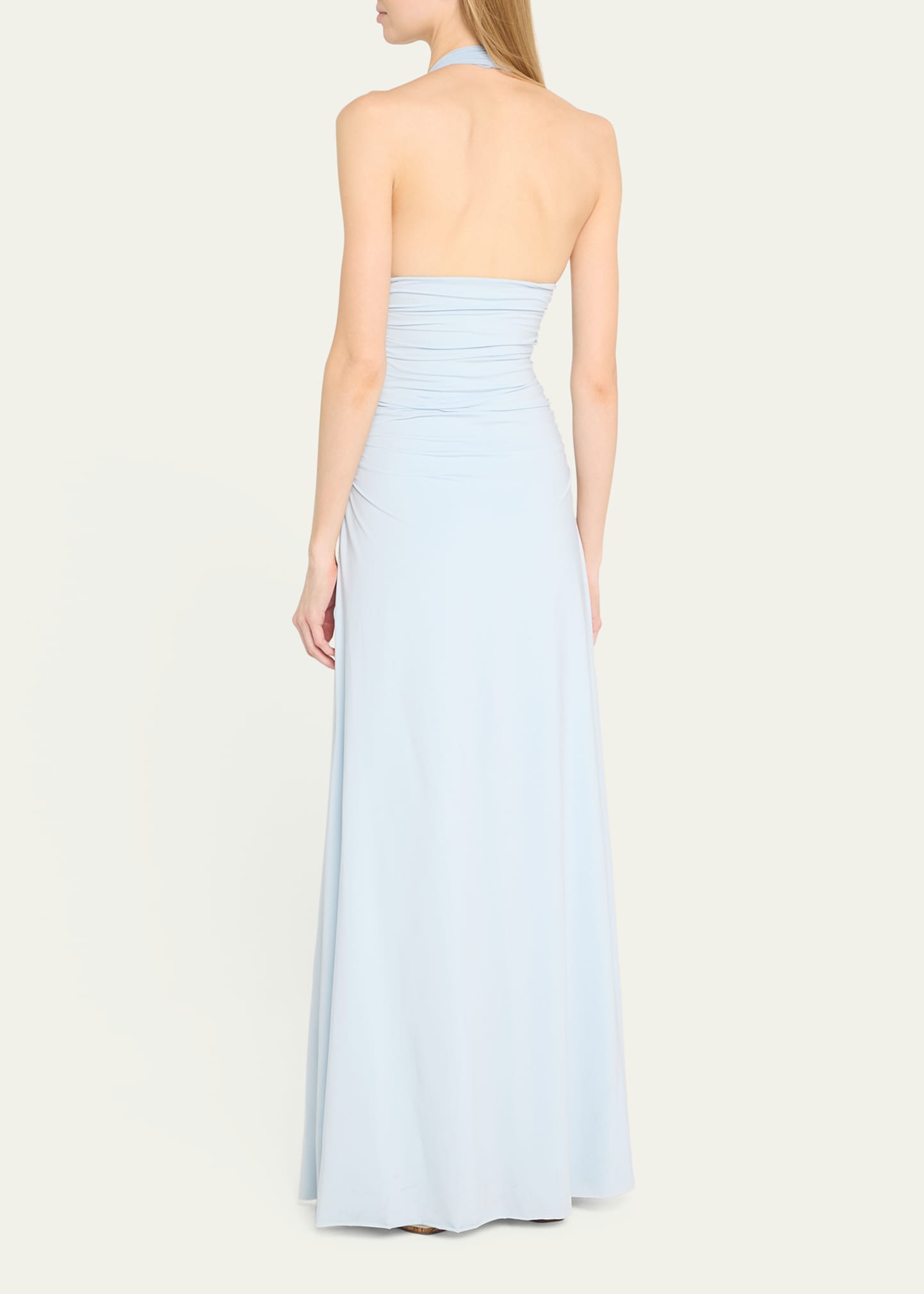 coral maxi bridesmaid dress Ever-Pretty Chic Sleeveless A-line Chiffon Waist Ribbon Decoration Maxi Budget Bridesmaid Dress