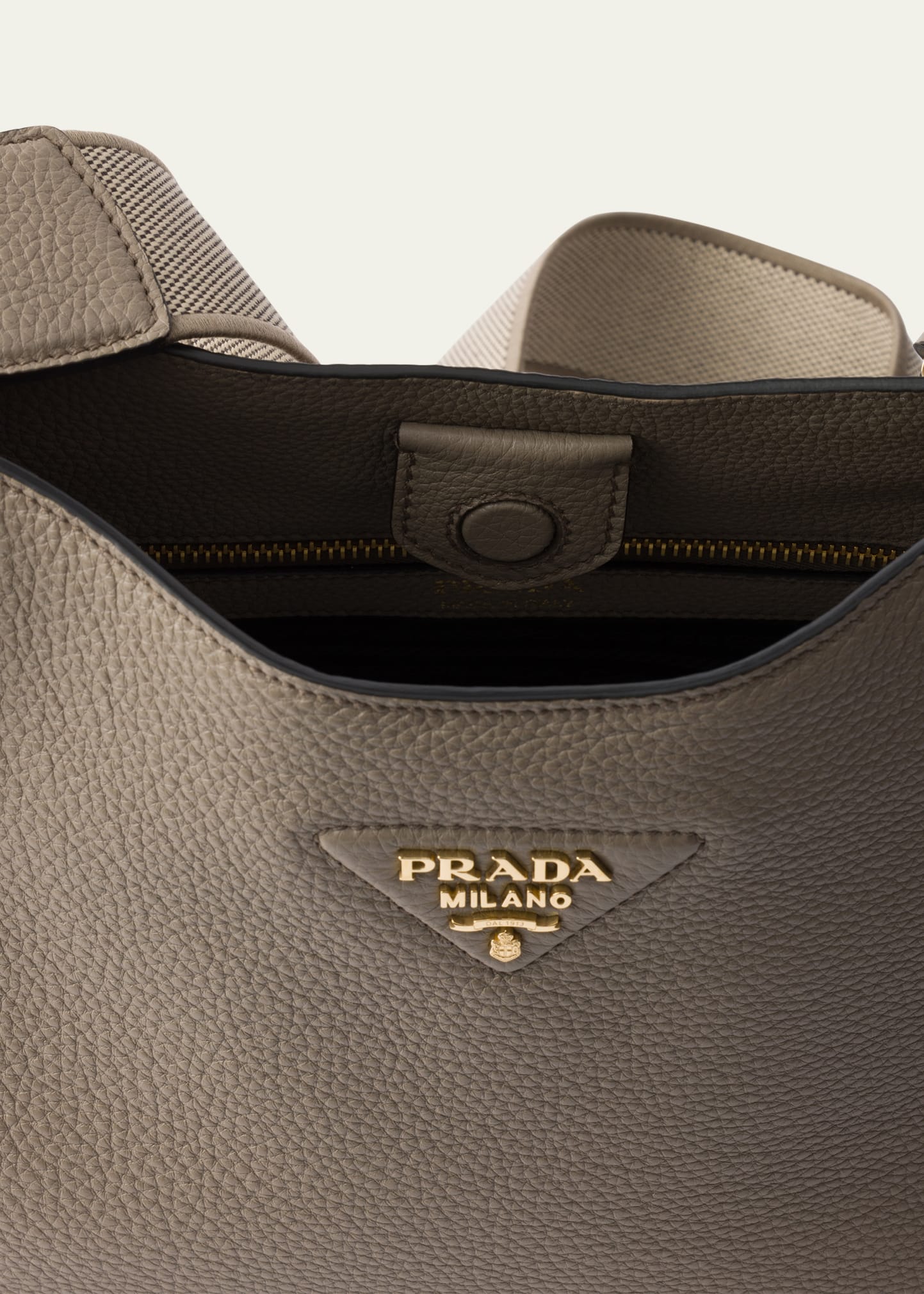 バッグ・カバンその他 PRADA MEDIUM HOBO BAG IN SOFT LUX LEATHER Prada Medium Leather Handbag | Saks Fifth Avenue