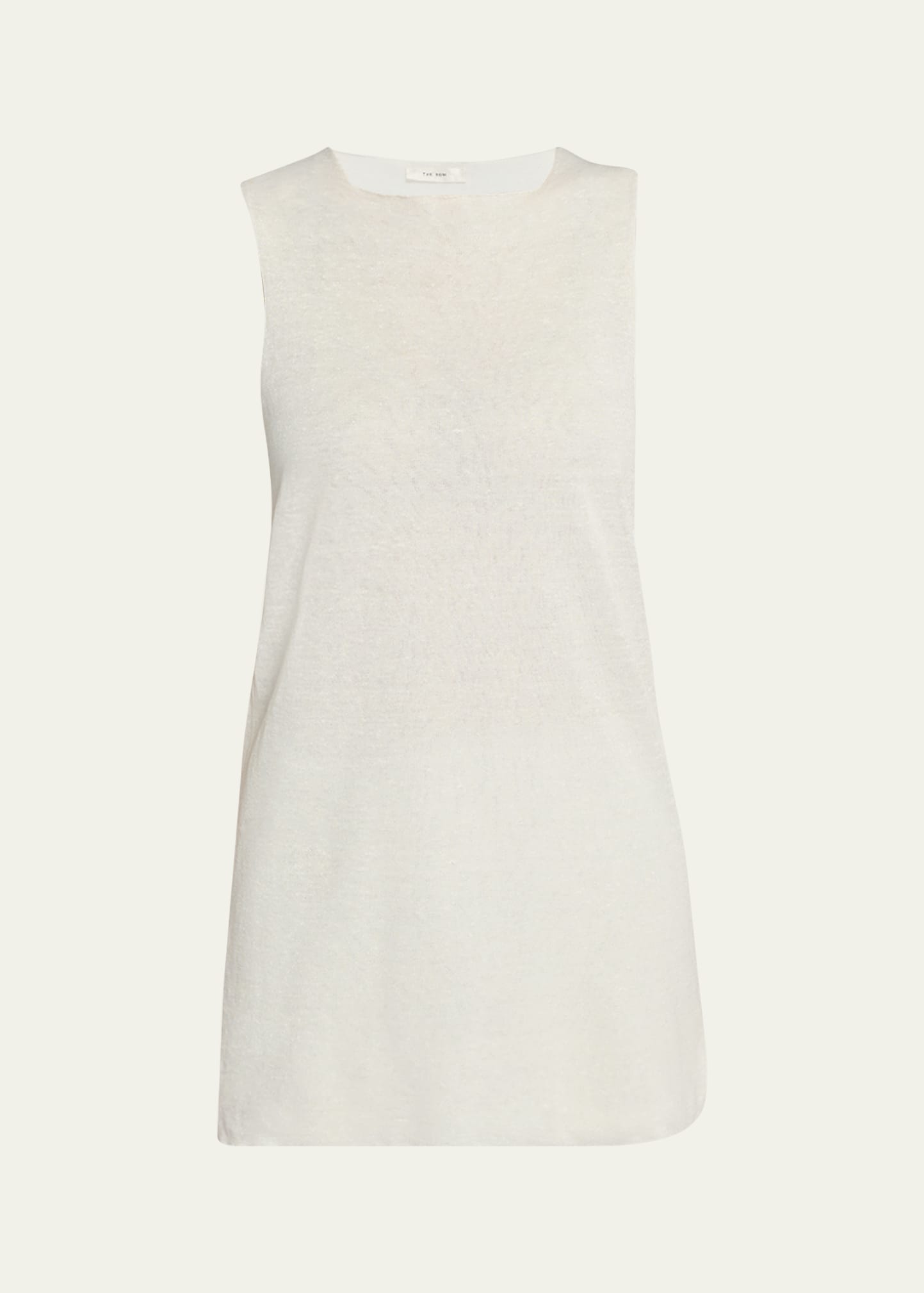 THE ROW Jaylen Linen Sleeveless Tunic Top - Bergdorf Goodman