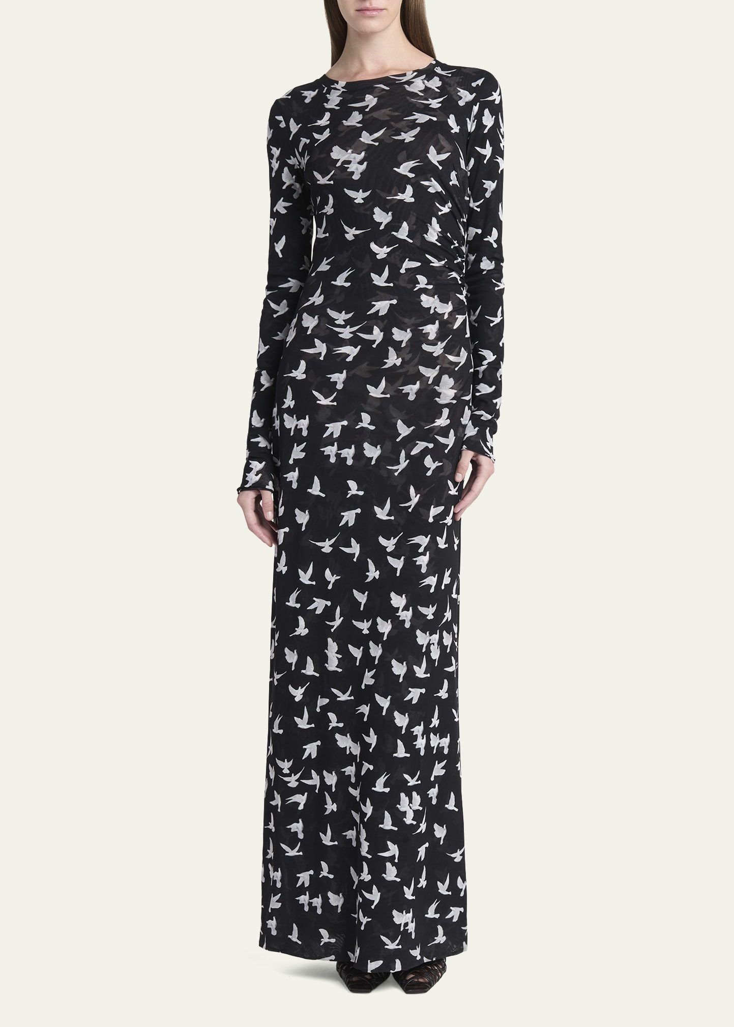 【送料&関税込】Stella McCartney colomba Dress Stella McCartney Conch Shell Print Dress 38/4 - Foxy Couture