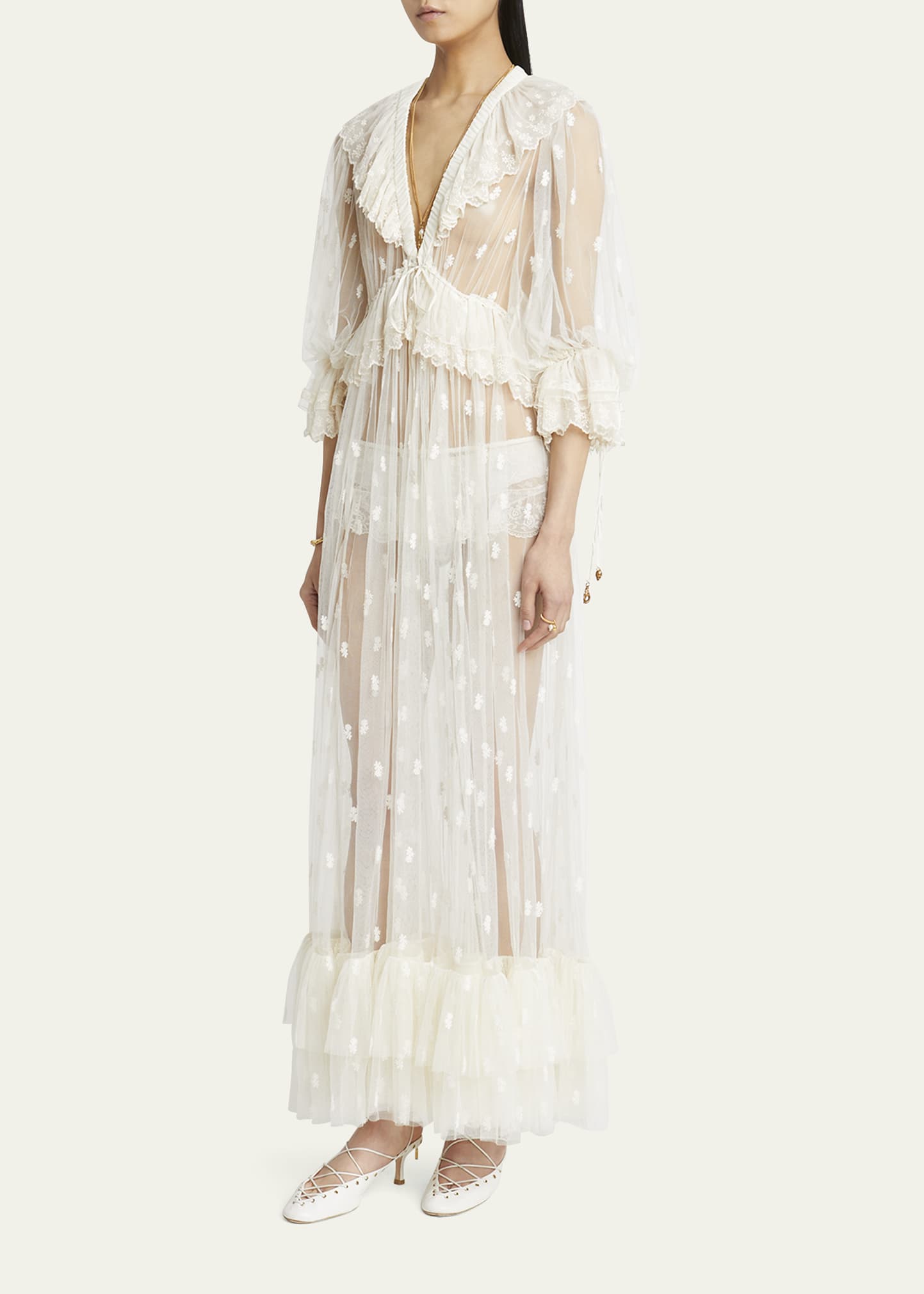 chinese dress ladies Giselle Ruffled Maxi Dress main image 0