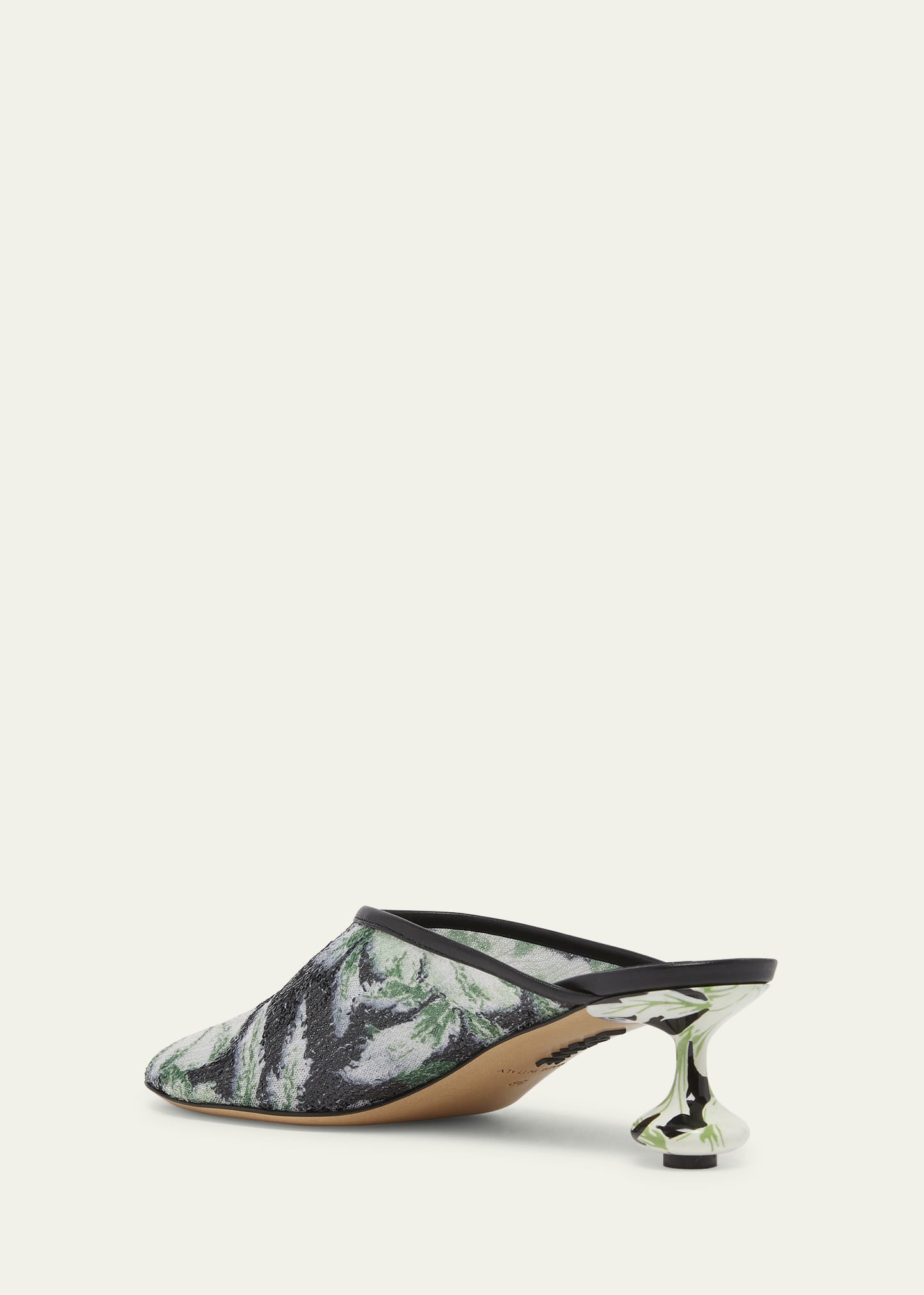 Loewe Toy Floral Sequin Mules - Bergdorf Goodman