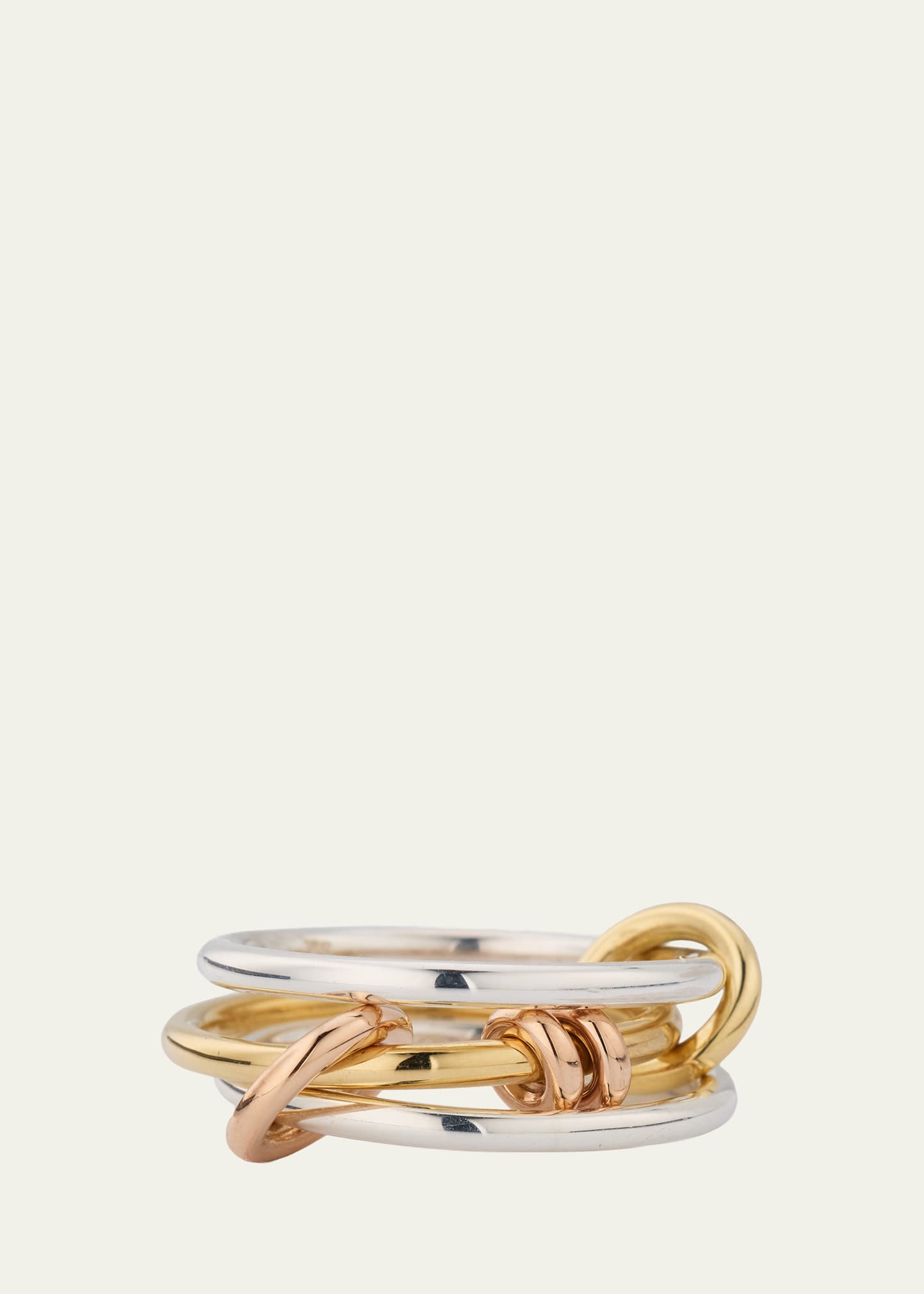 Spinelli Kilcollin Acacia MX Three Link Ring in Sterling Silver