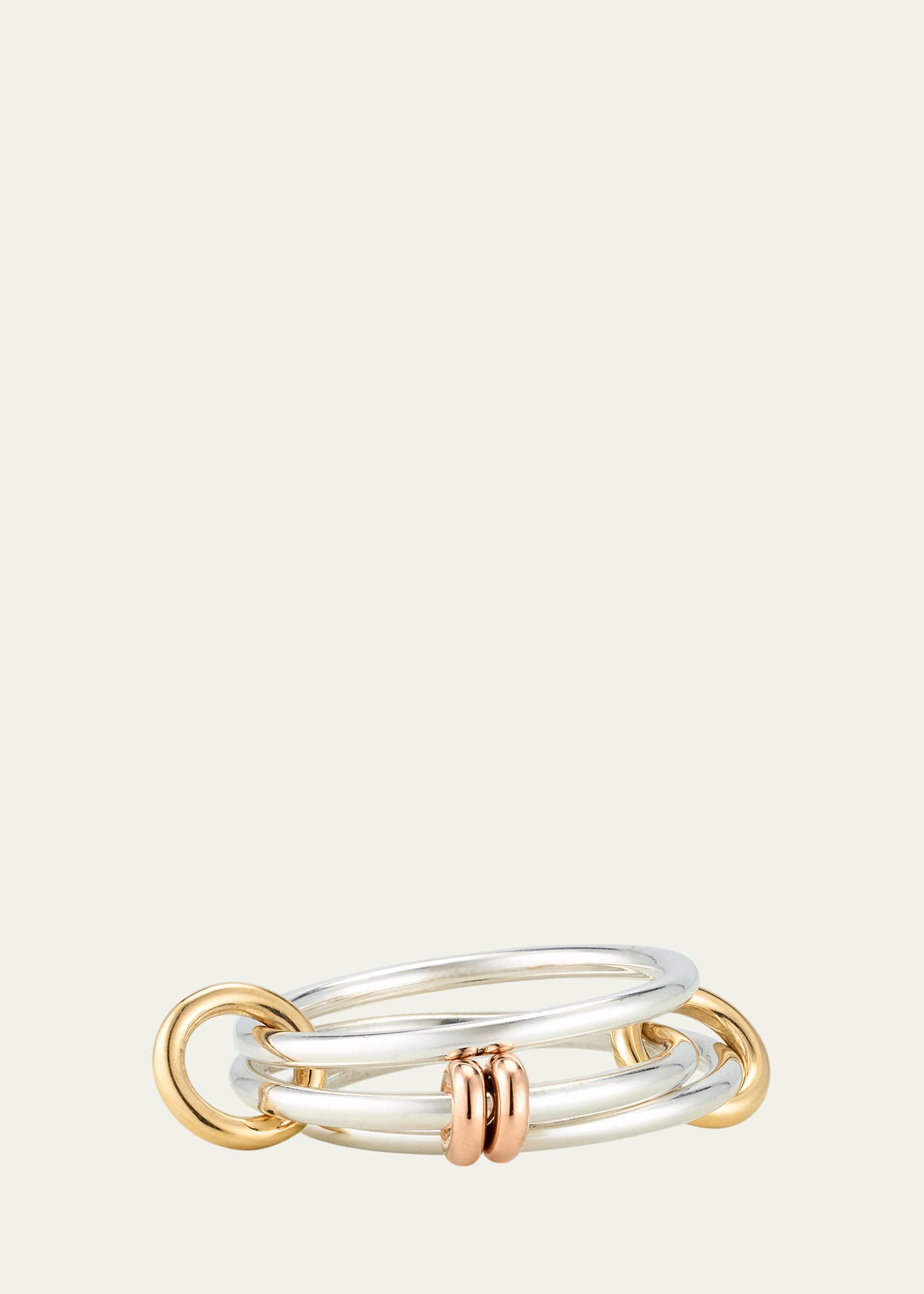 Spinelli Kilcollin Acacia SG Three Link Ring in Sterling Silver