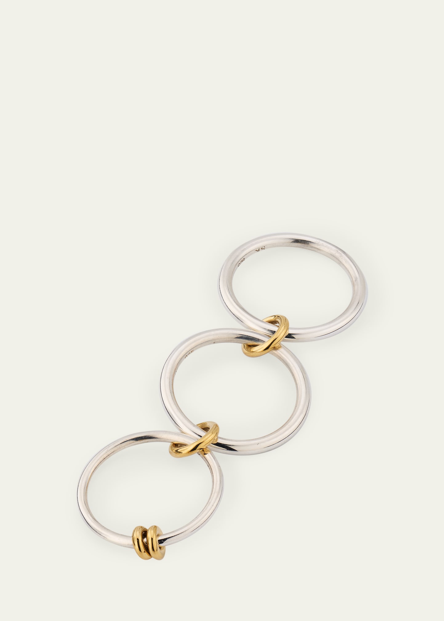 Spinelli Kilcollin Raneth SG Three Link Ring in Sterling Silver